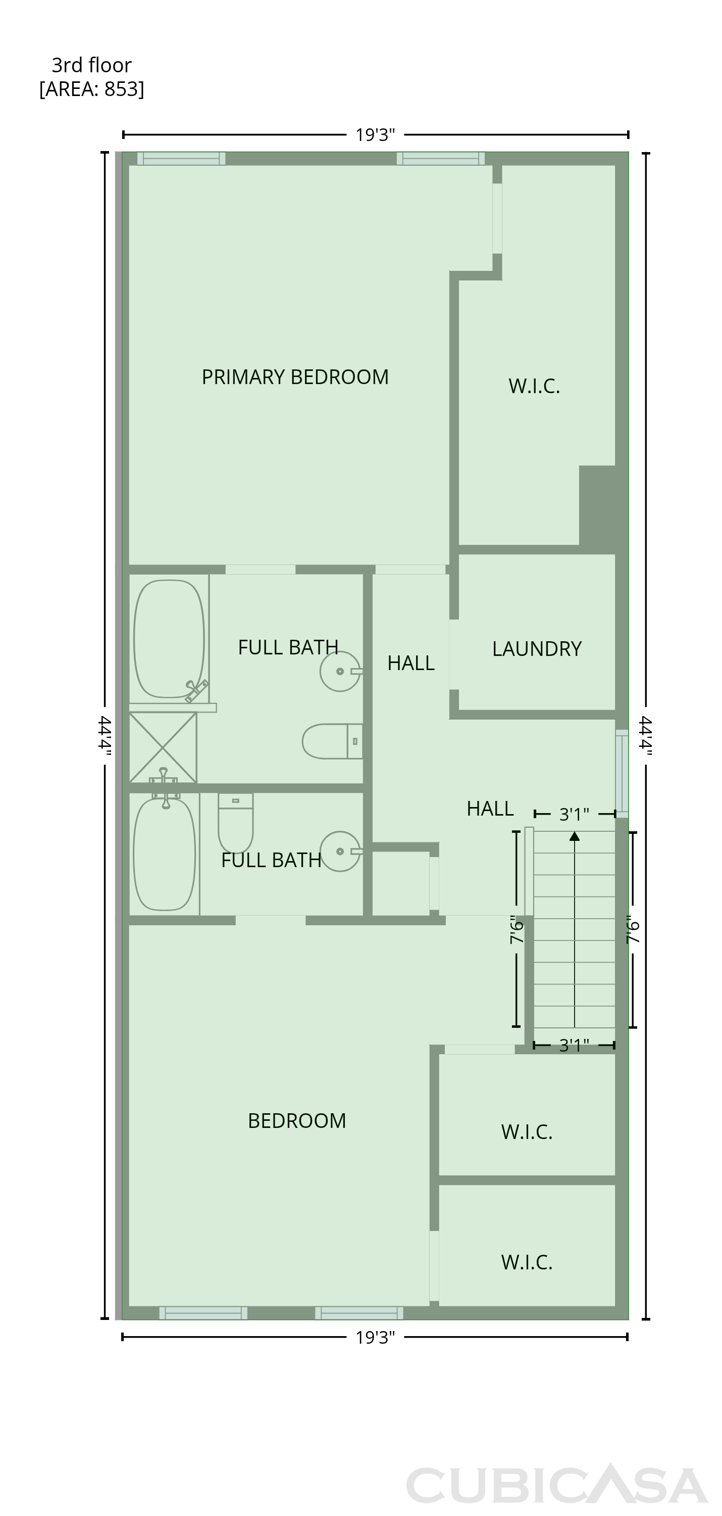 Third Floor of 784 Arbor Gate Ln, Lawrenceville, GA