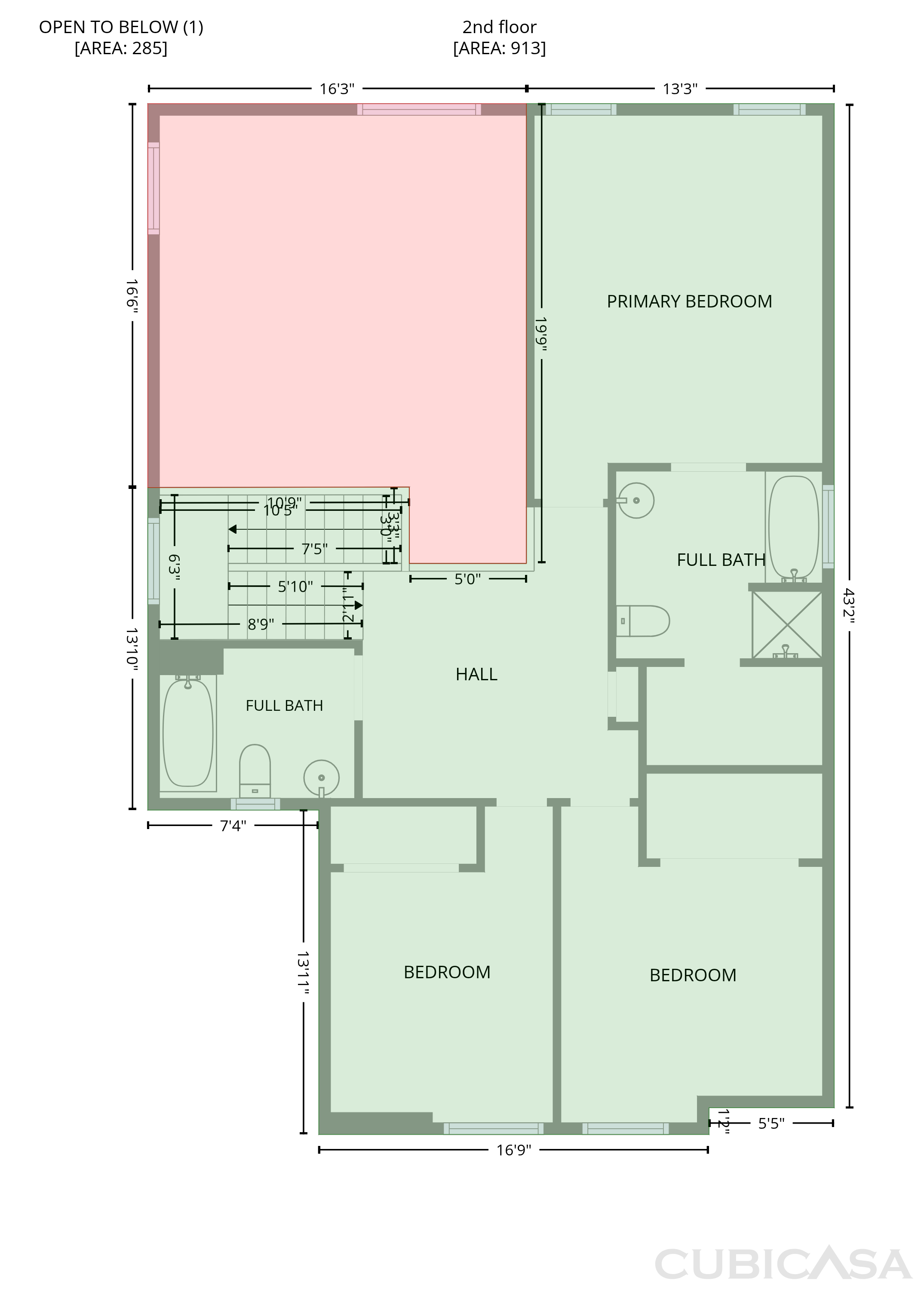 Second Floor of 224 Brookhaven Ct, Acworth, GA