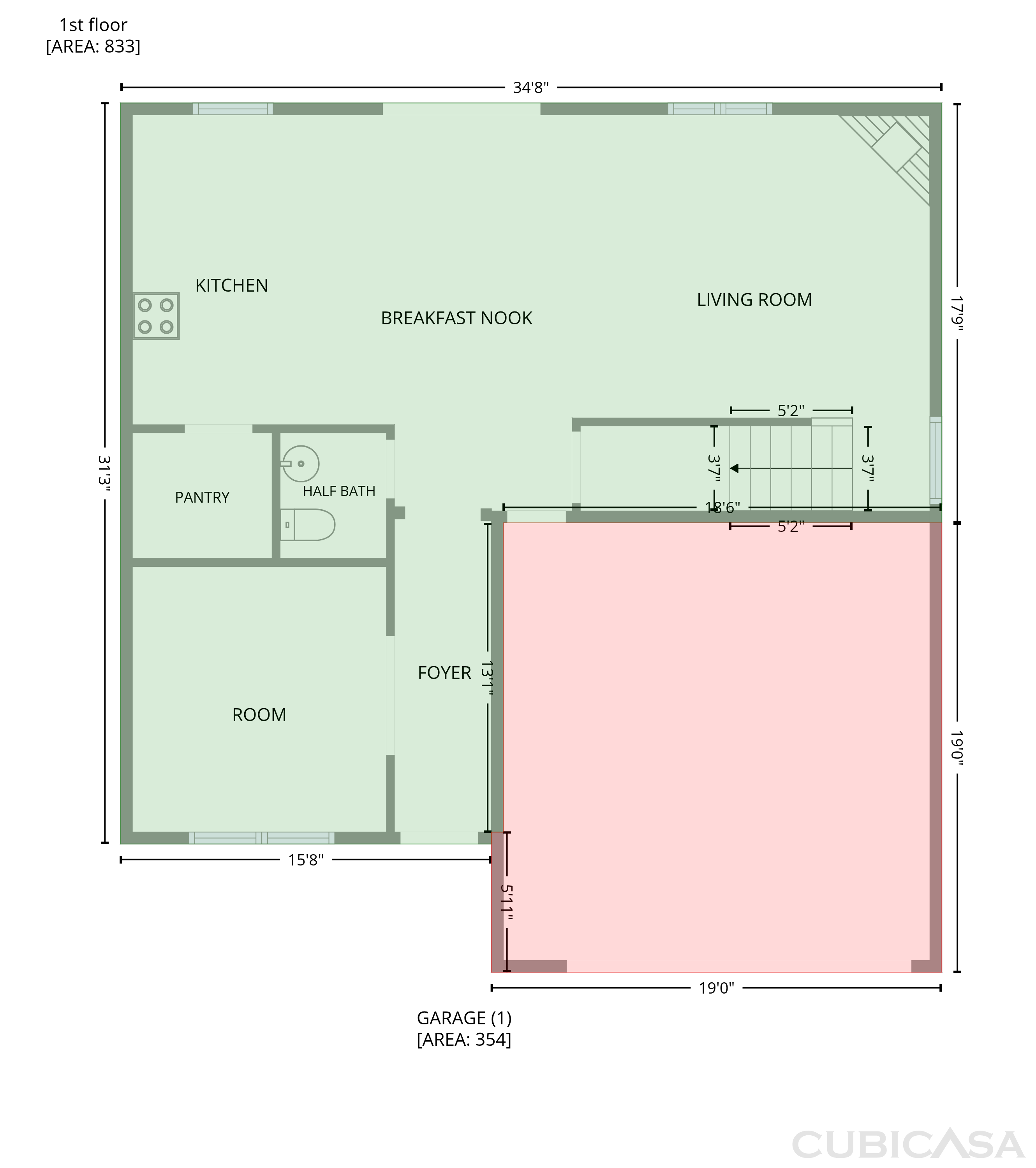 Main Floor of 3049 Sassafras Trl, Gastonia, NC
