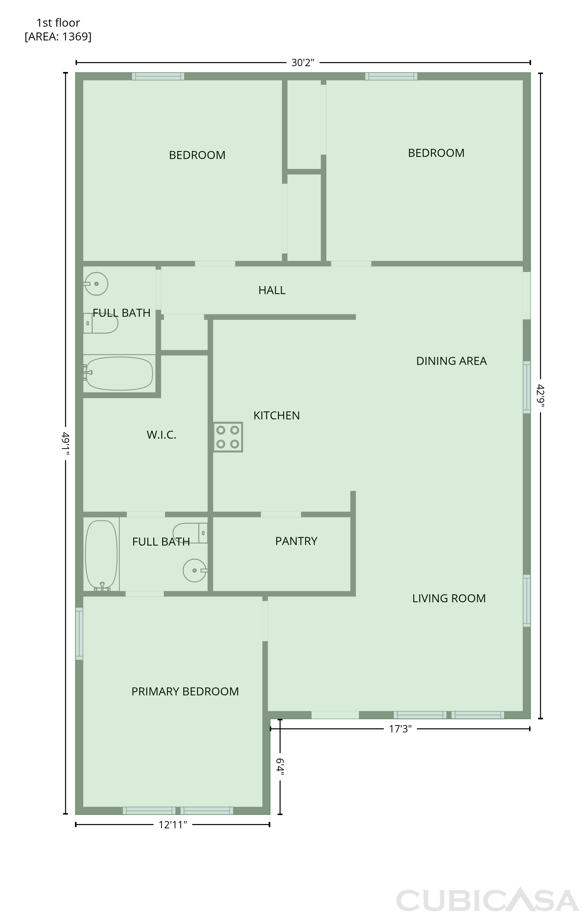 Main Floor of 514 Wilchester St, San Antonio, TX