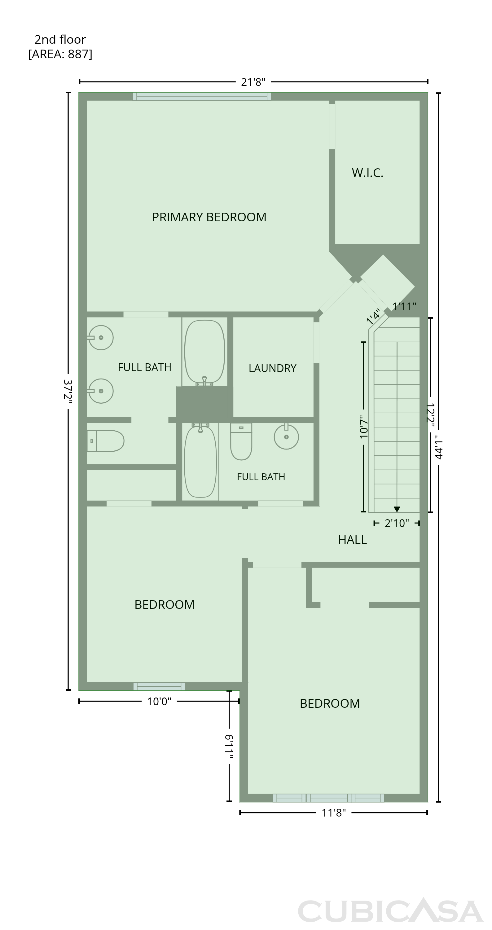 Second Floor of 4204 Camden Woods Ct, Raleigh, NC