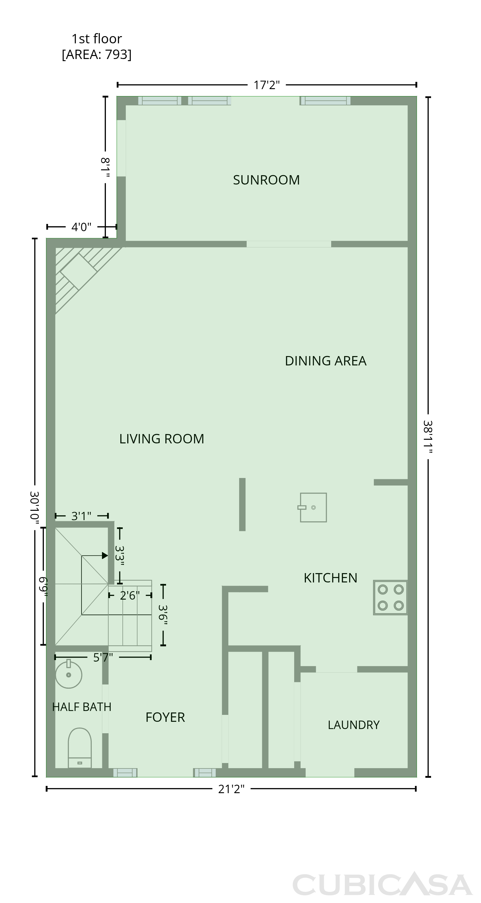 Main Floor of 5997 Wintergreen Rd, Norcross, GA