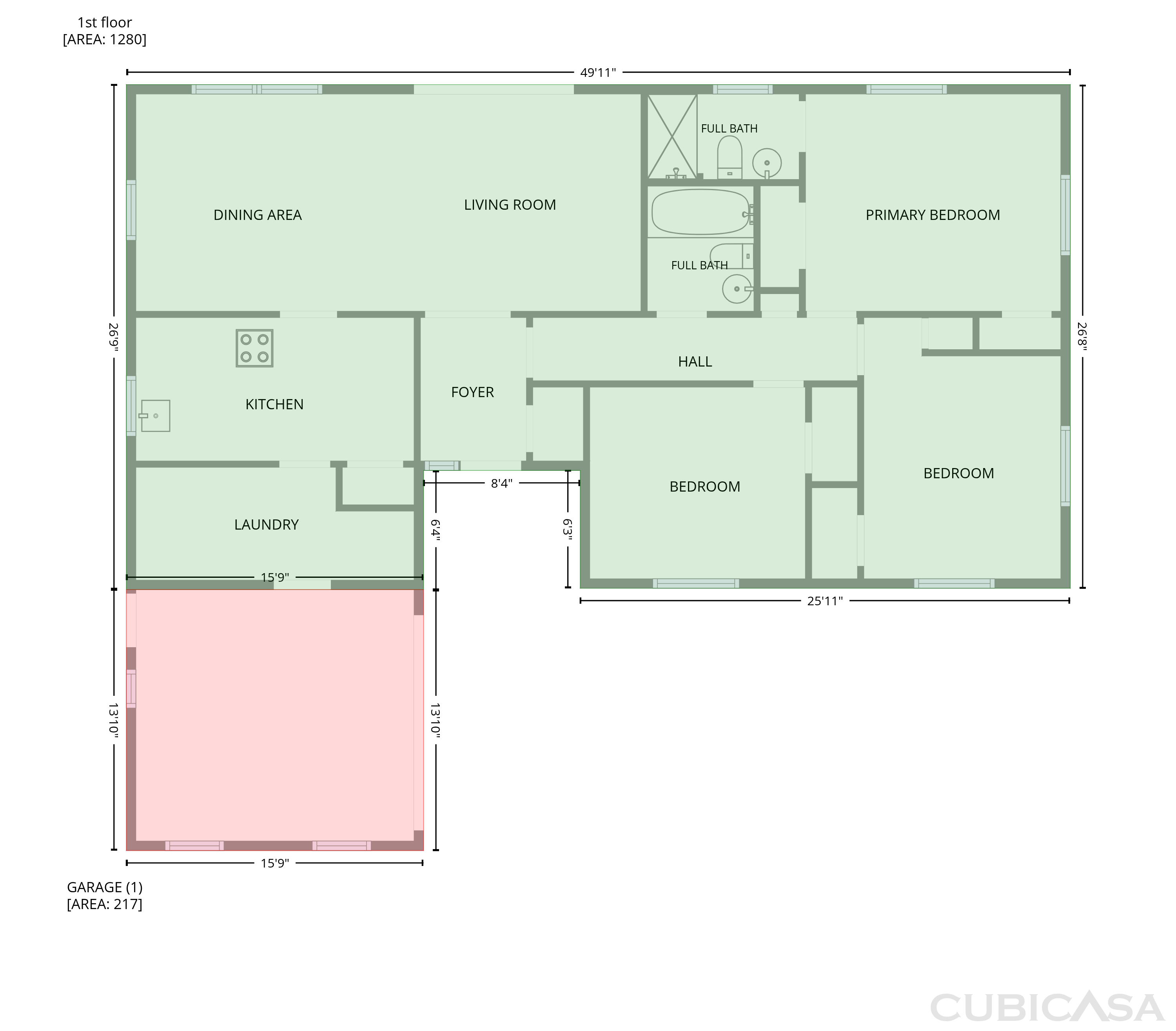 Main Floor of 5082 San Clerc Rd, Jacksonville, FL