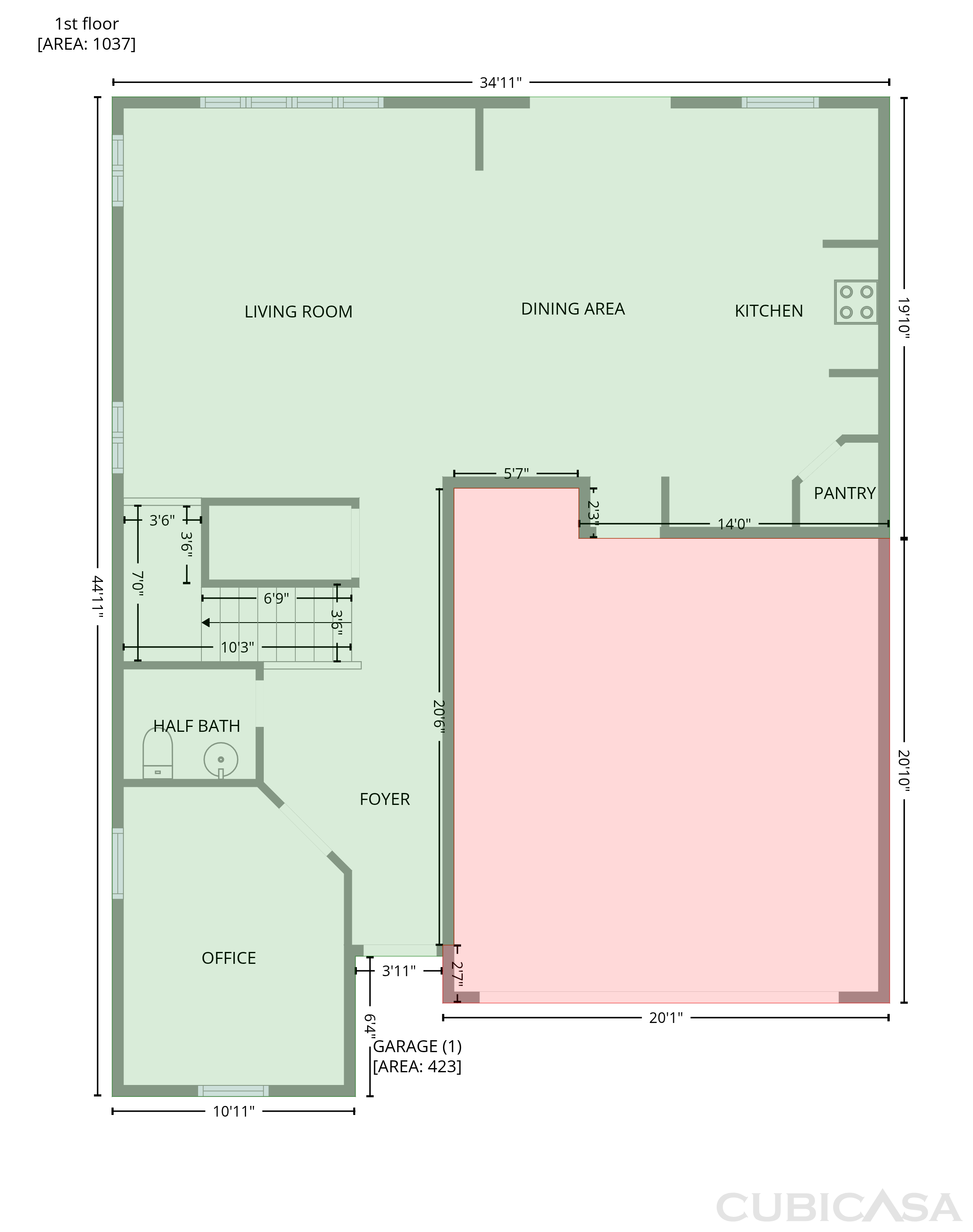 Main Floor of 2695 E Vermont Ct, Gilbert, AZ