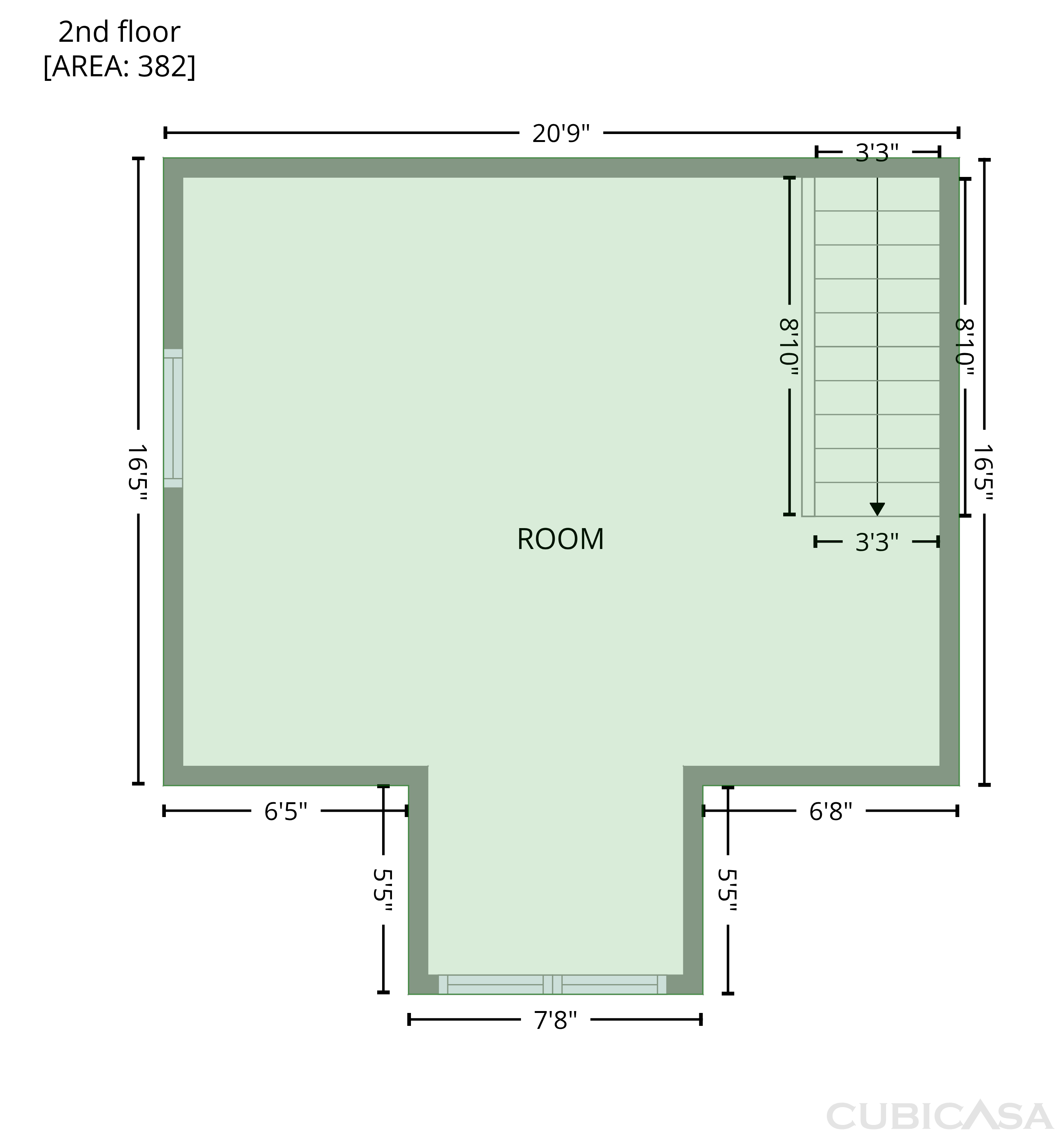 Floor 4 of 1688 Cedar Springs Cir, Clarksville, TN