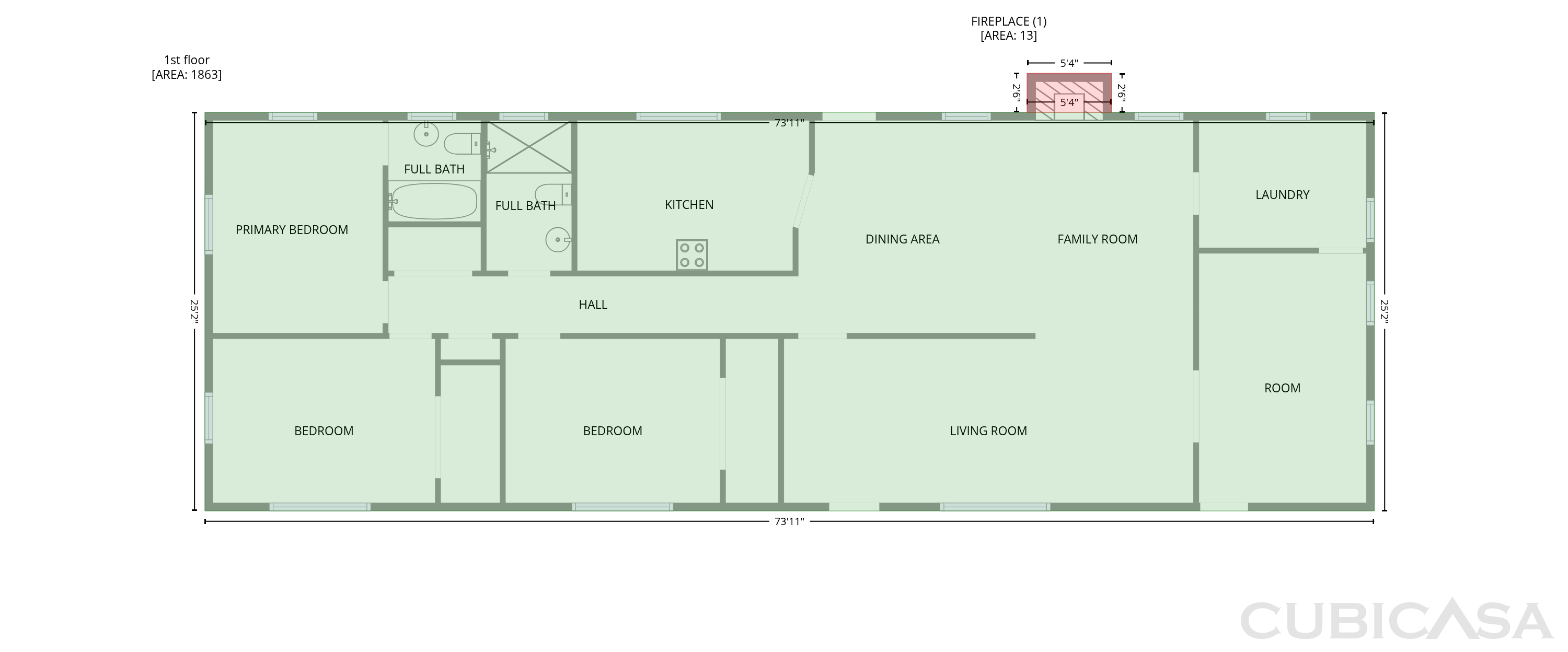 Main Floor of 210 Pinewood Ln, Stockbridge, GA