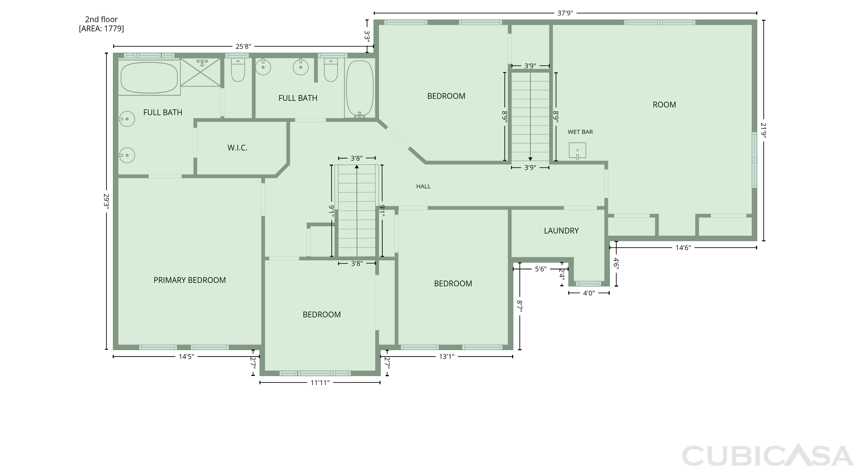 Second Floor of 2501 Dunmore Ct, Wake Forest, NC