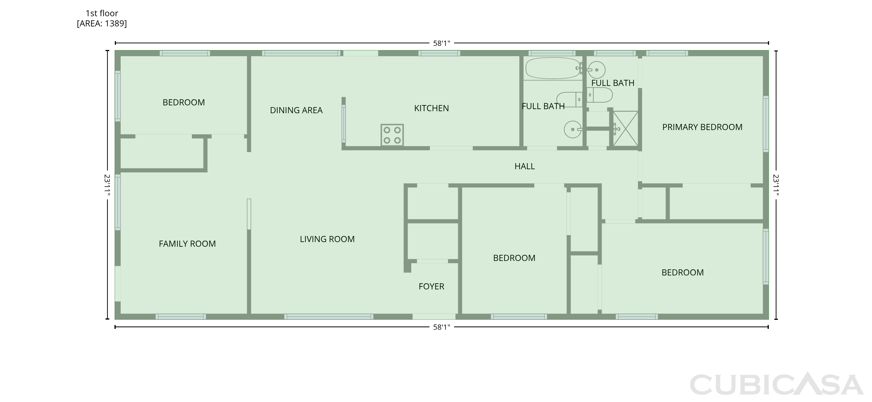 Main Floor of 650 S Kenyon Dr, Tucson, AZ