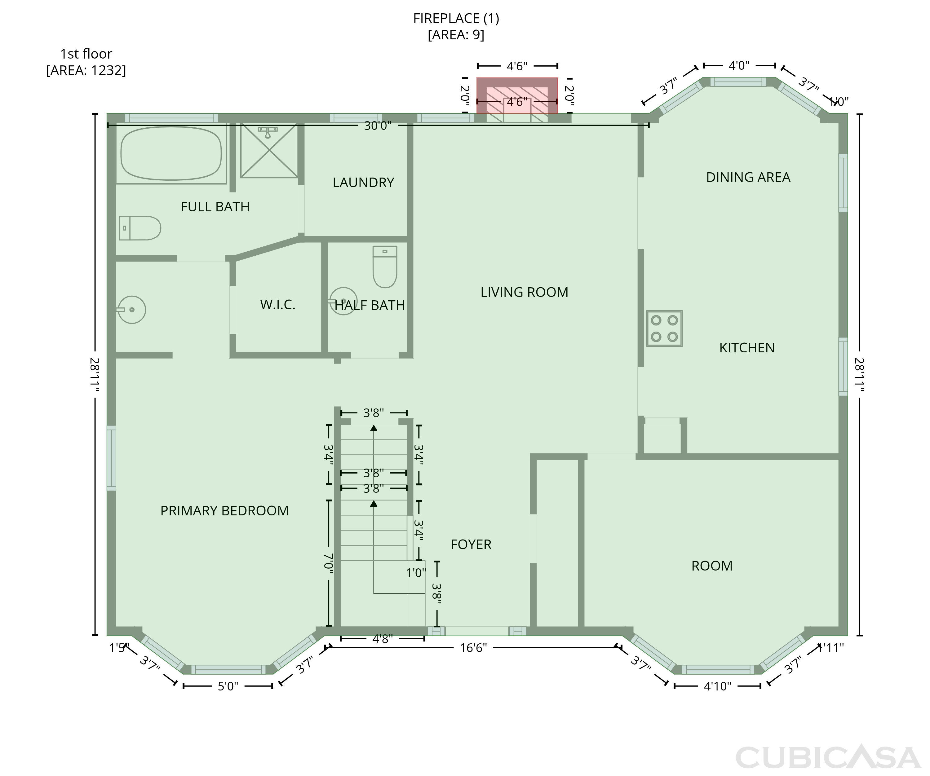 Second Floor of 1223 6th St, Pleasant Grove, AL