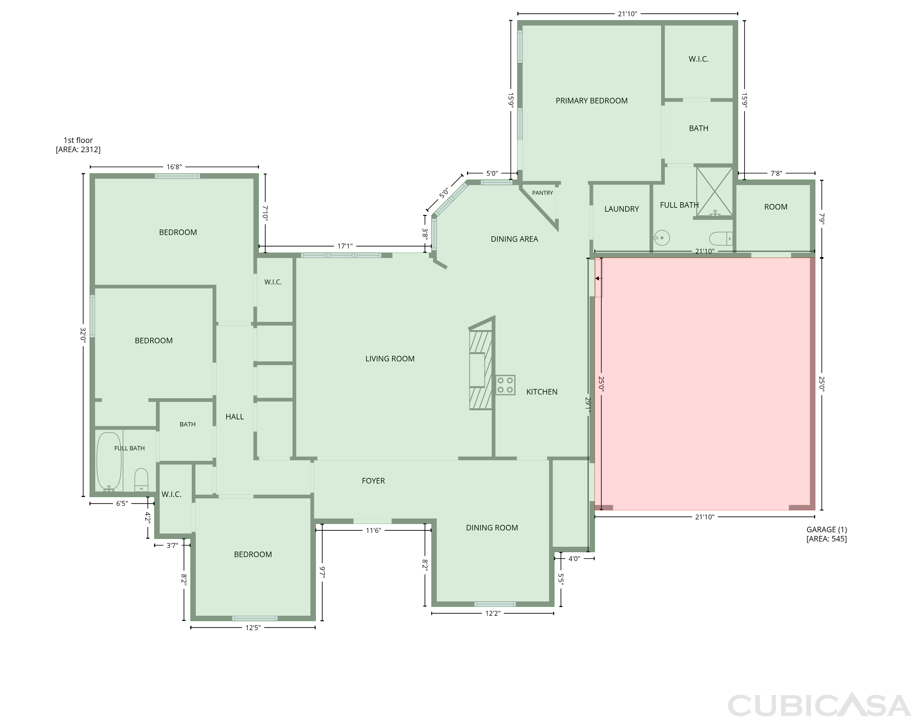 Main Floor of 3530 Josee Ln, Bartlett, TN