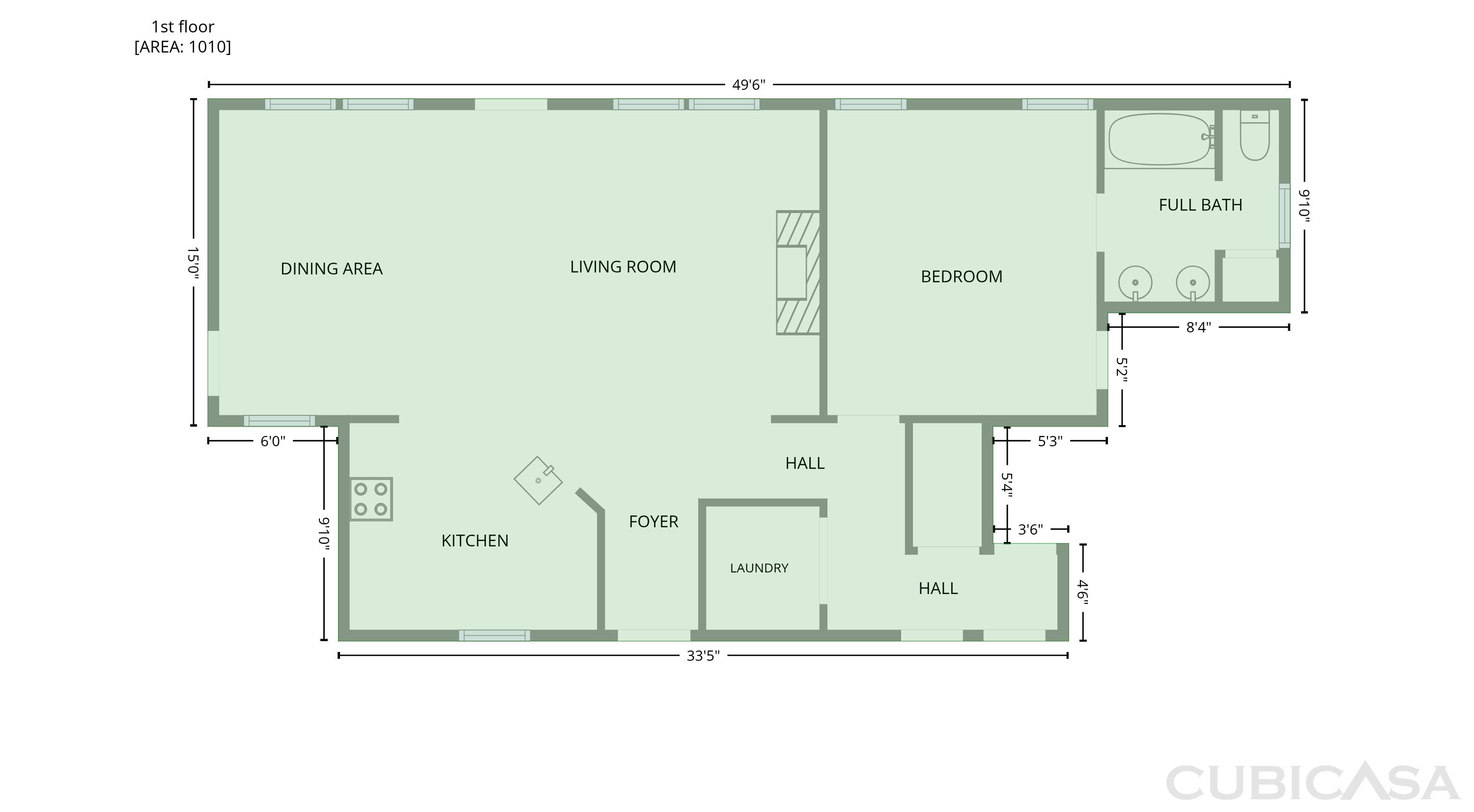 Main Floor of 101 Langston Ridge Dr, Angier, NC