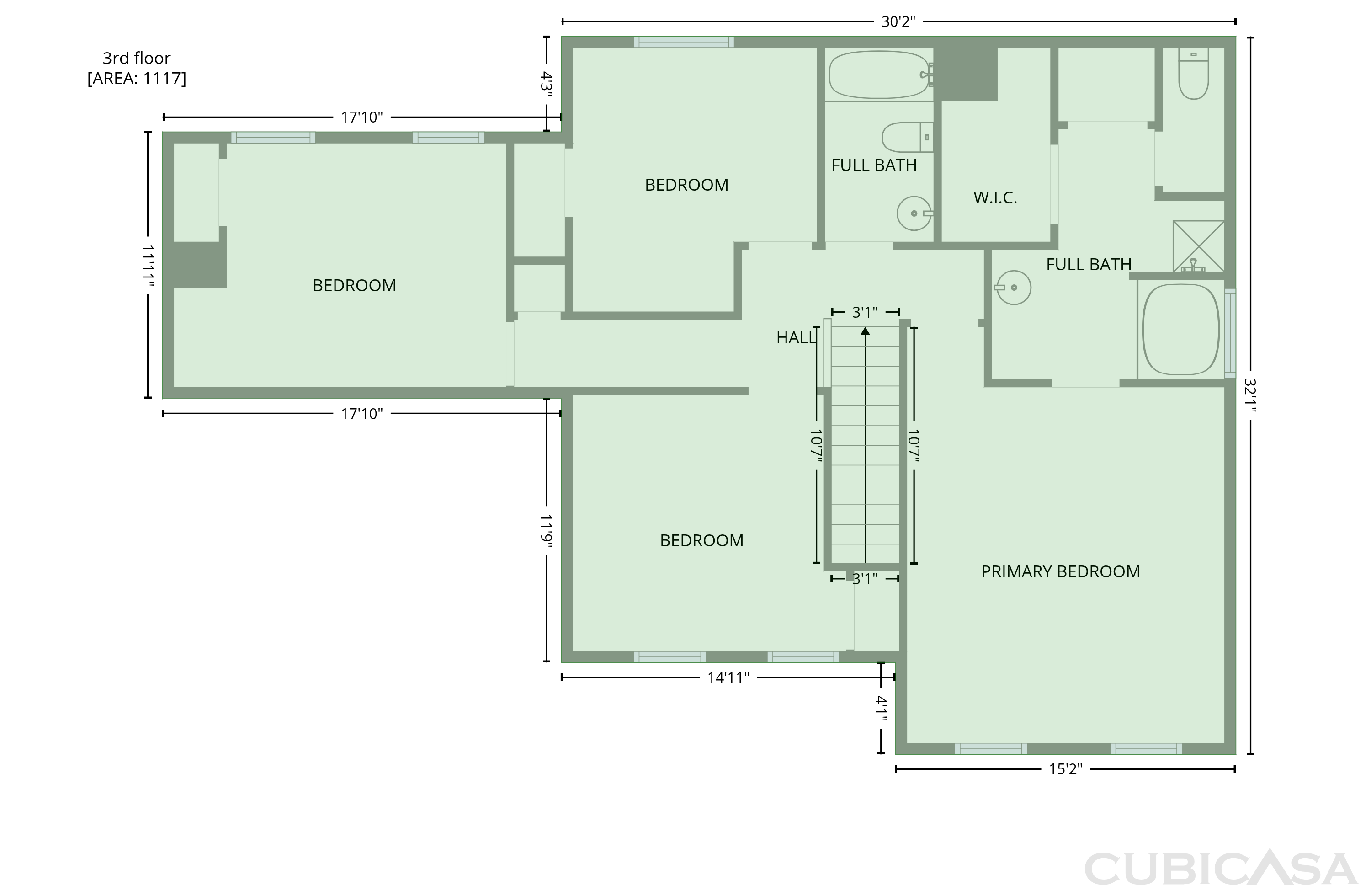Third Floor of 3825 Cedar Trace Ln, Ellenwood, GA