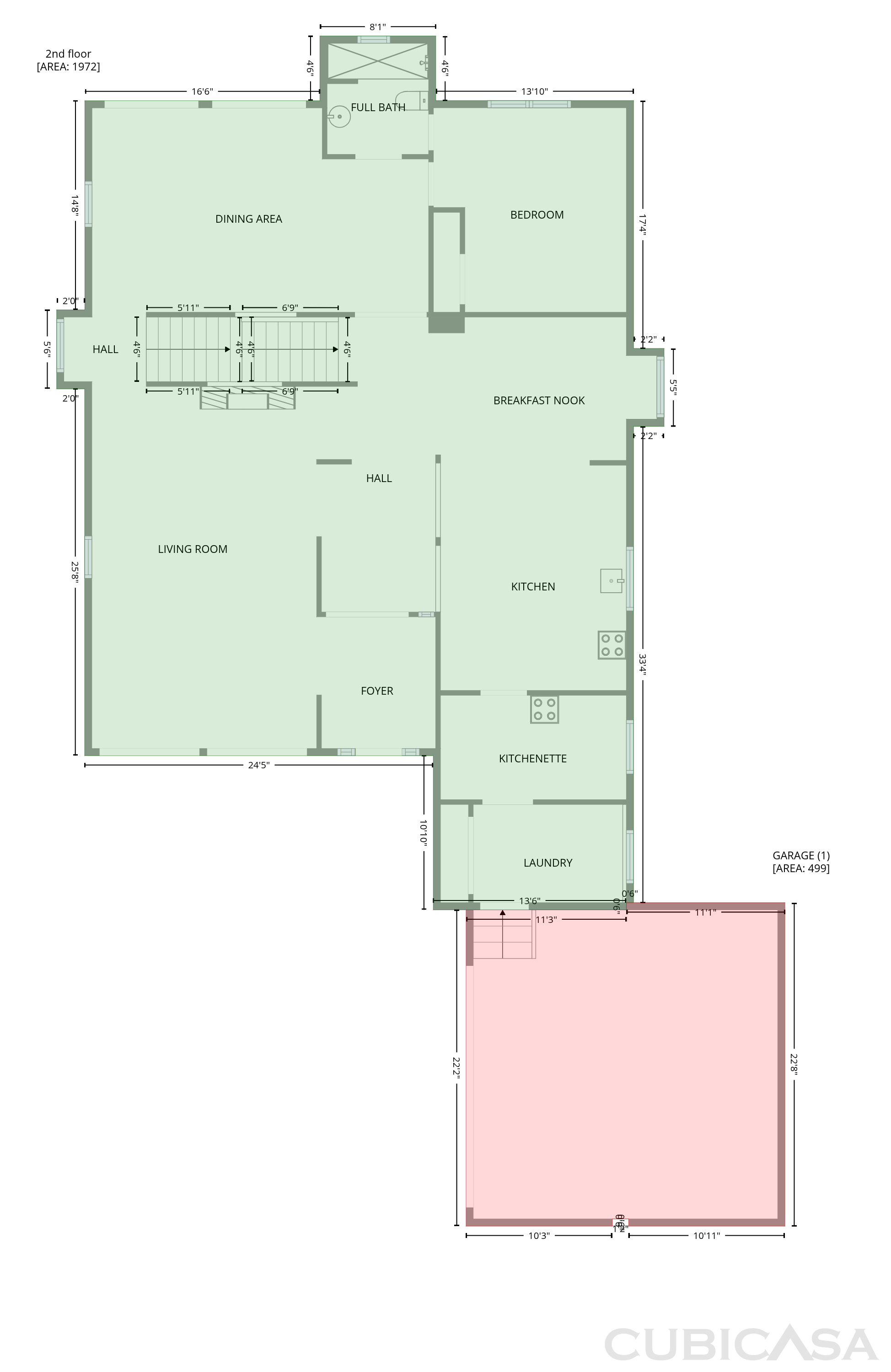 Second Floor of 302 Summer Garden Dr, Marietta, GA