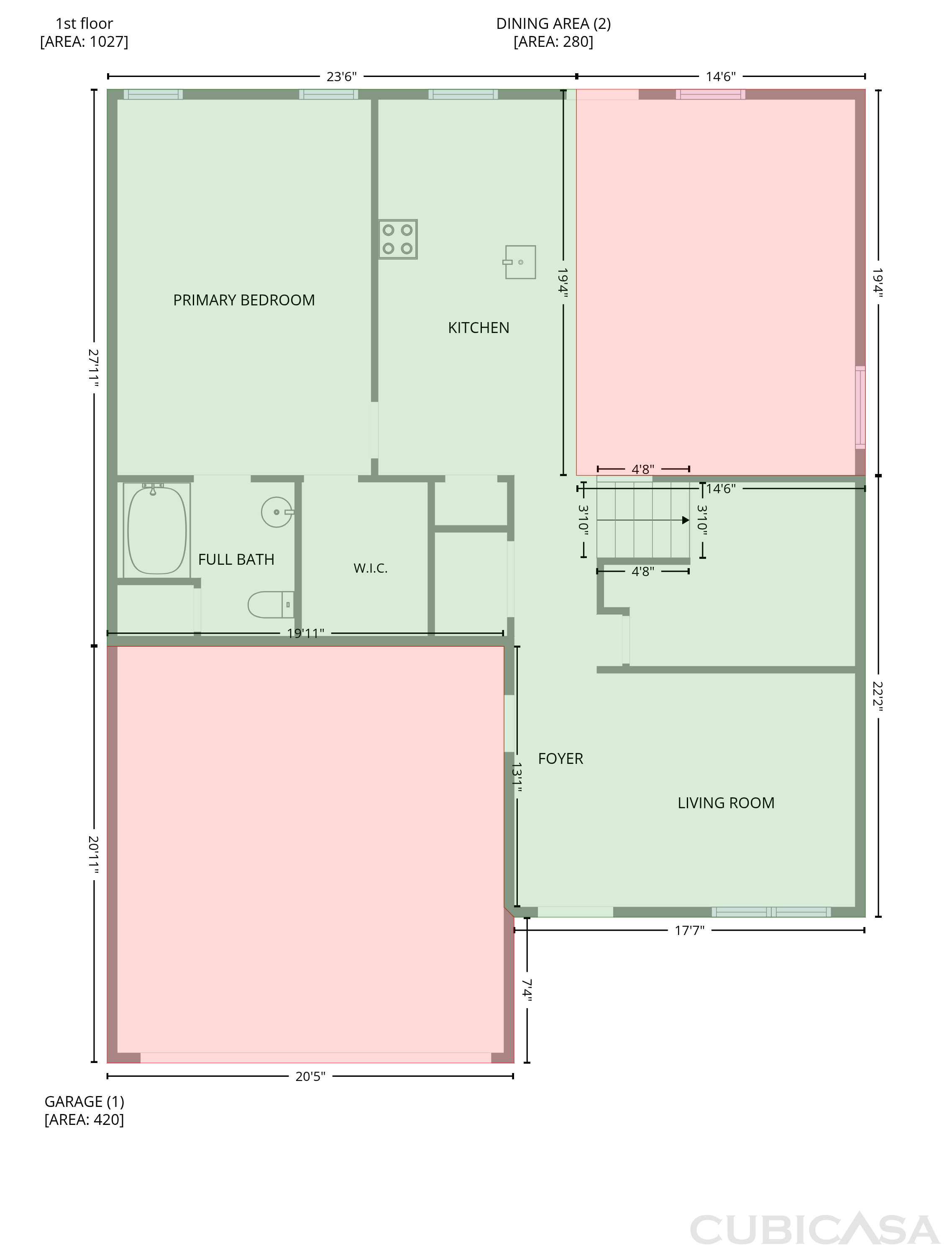Main Floor of 6800 Olivia Ct, Whitsett, NC