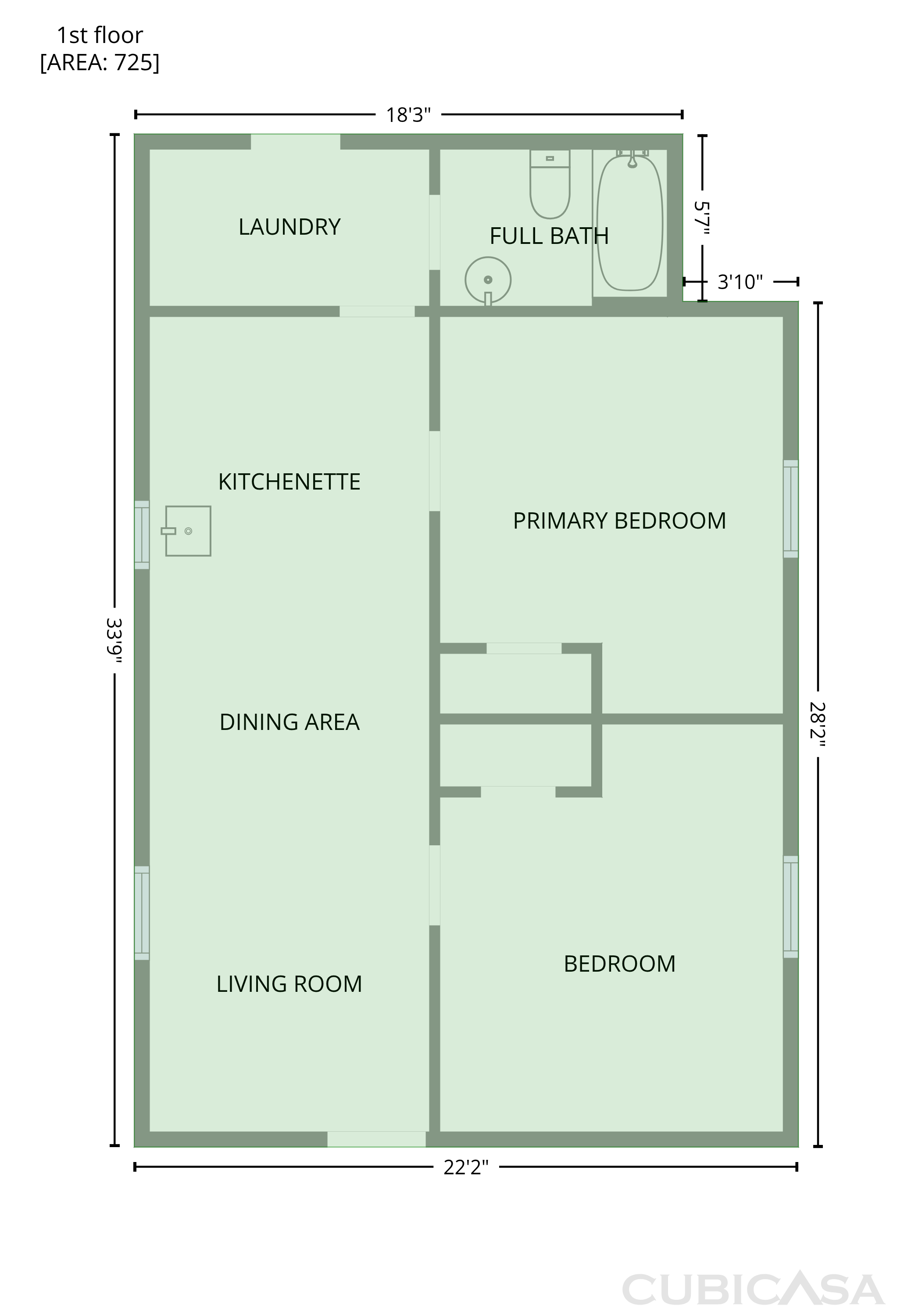 Main Floor of 229 Cater St, Belton, SC