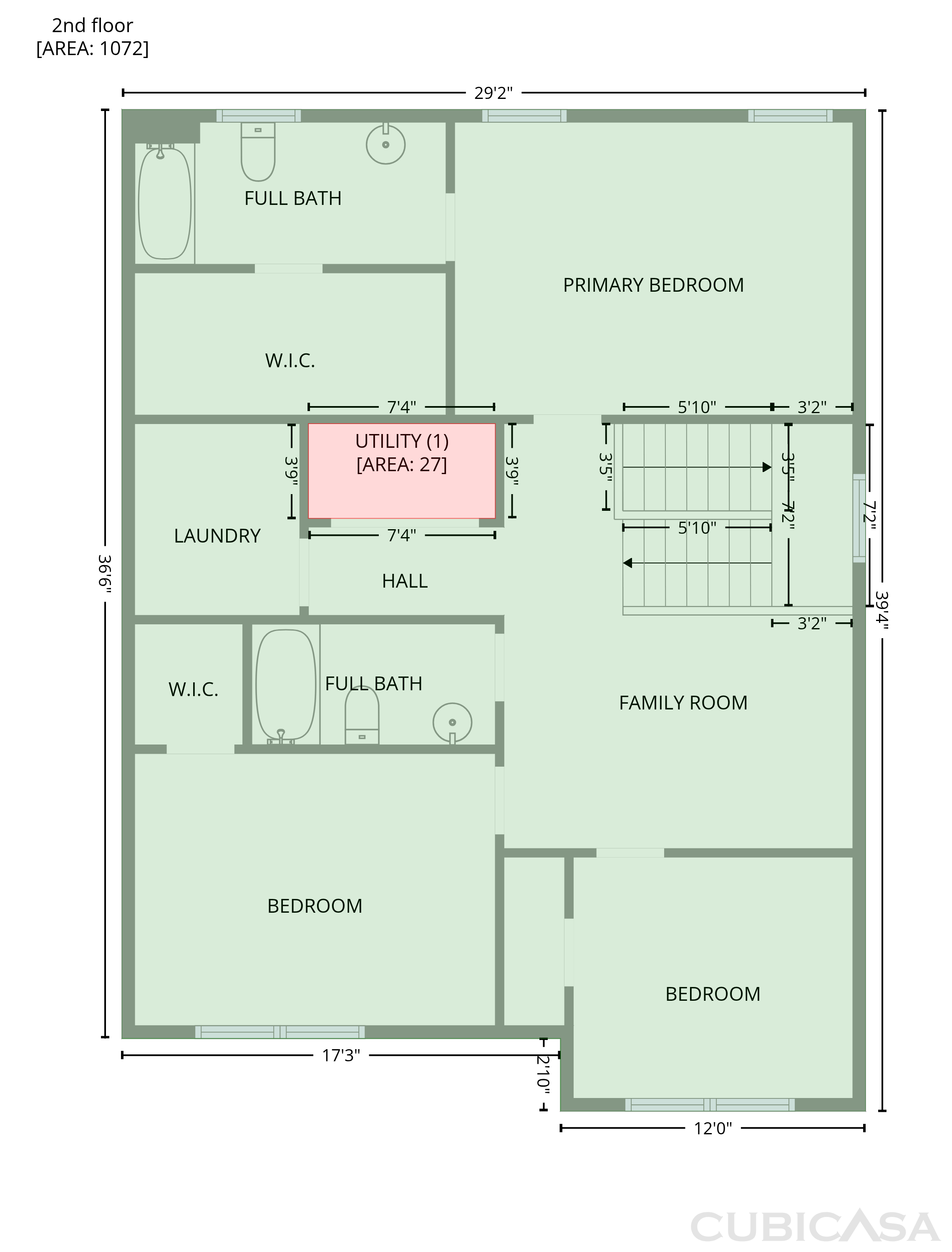 Second Floor of 1033 Newton Ave, Rock Hill, SC