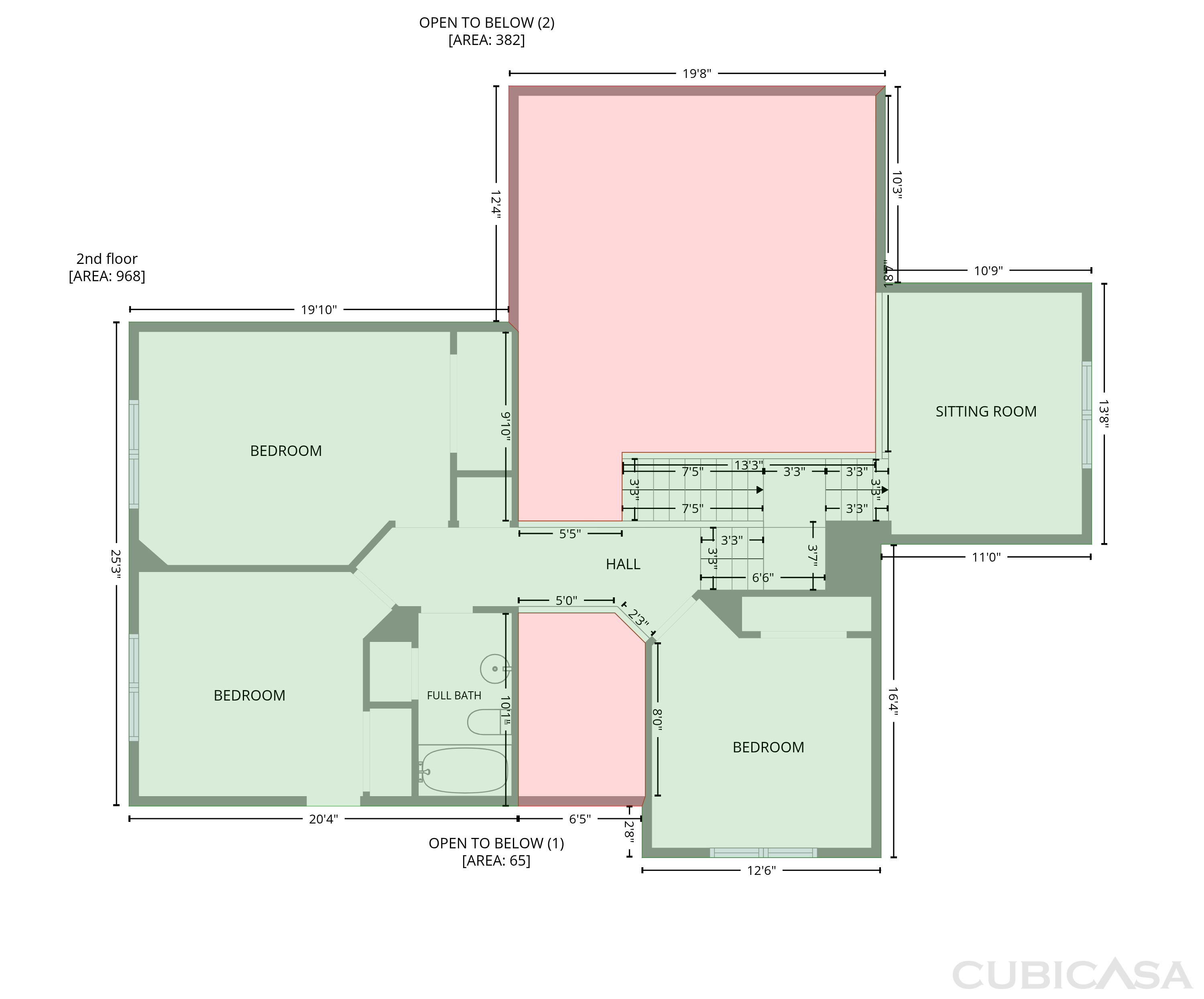 Second Floor of 1701 Carnation Dr, Durham, NC