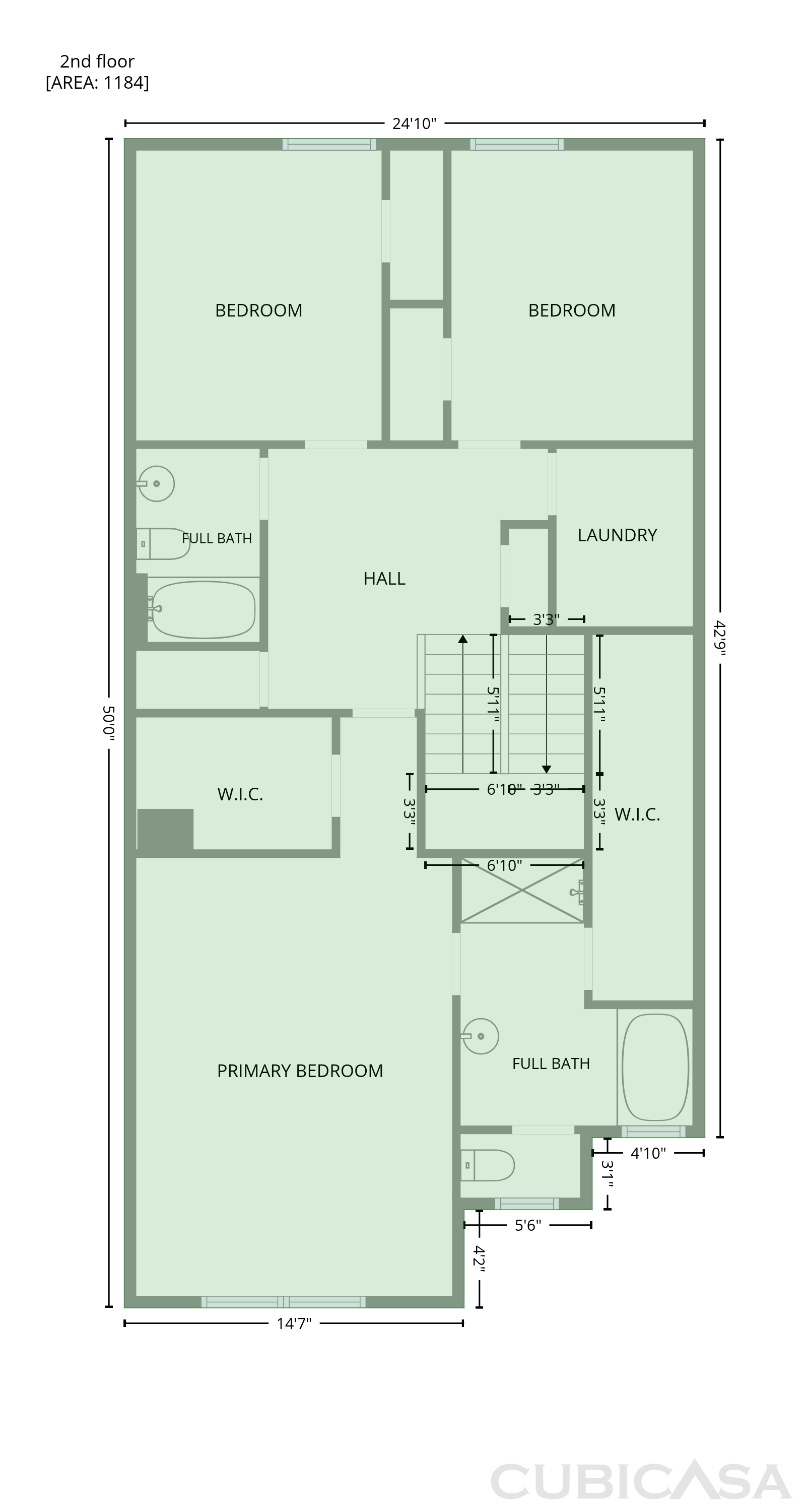 Second Floor of 208 Bluffton Ct, Acworth, GA