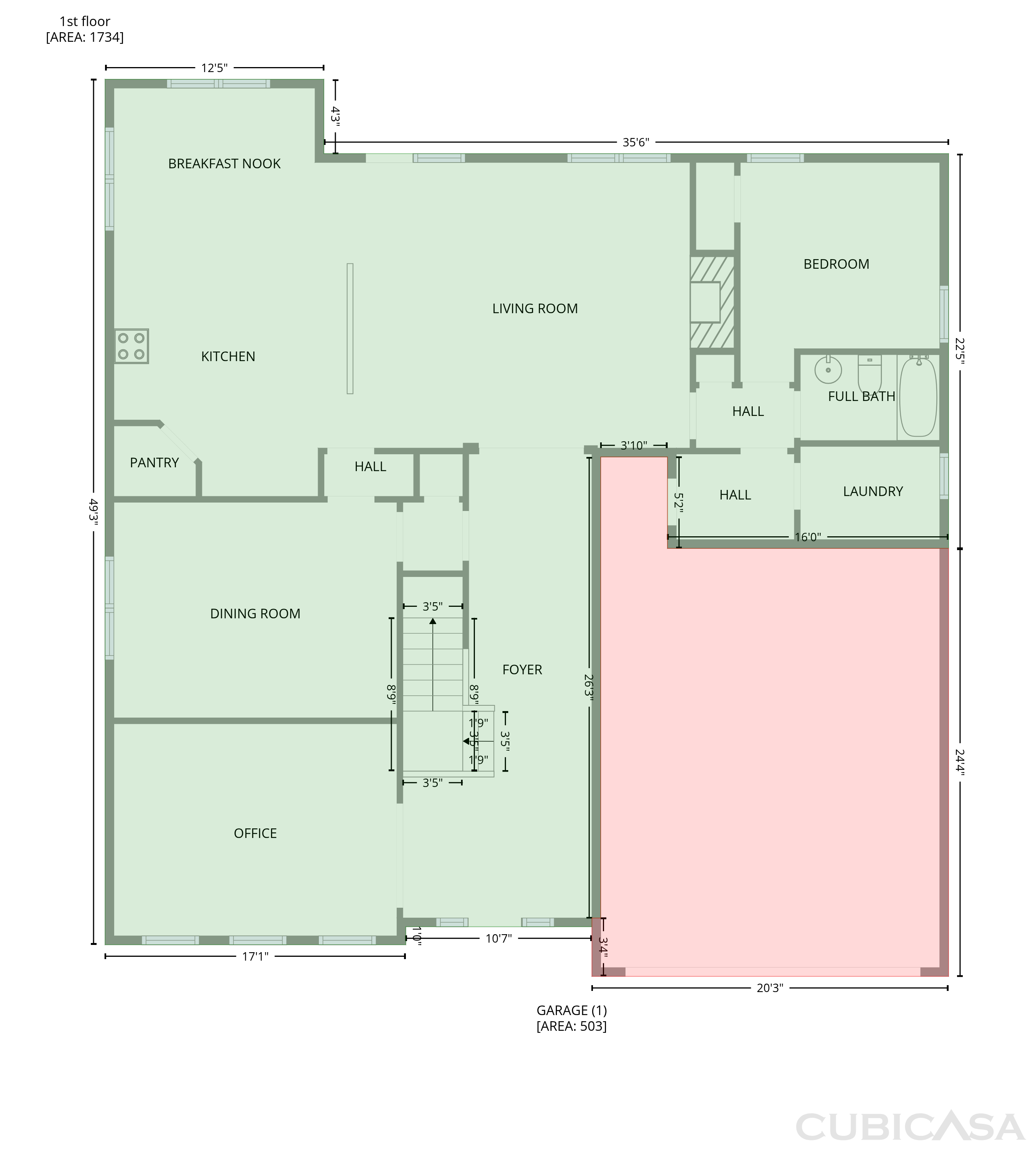 Main Floor of 621 Gaelens Ln, Irmo, SC