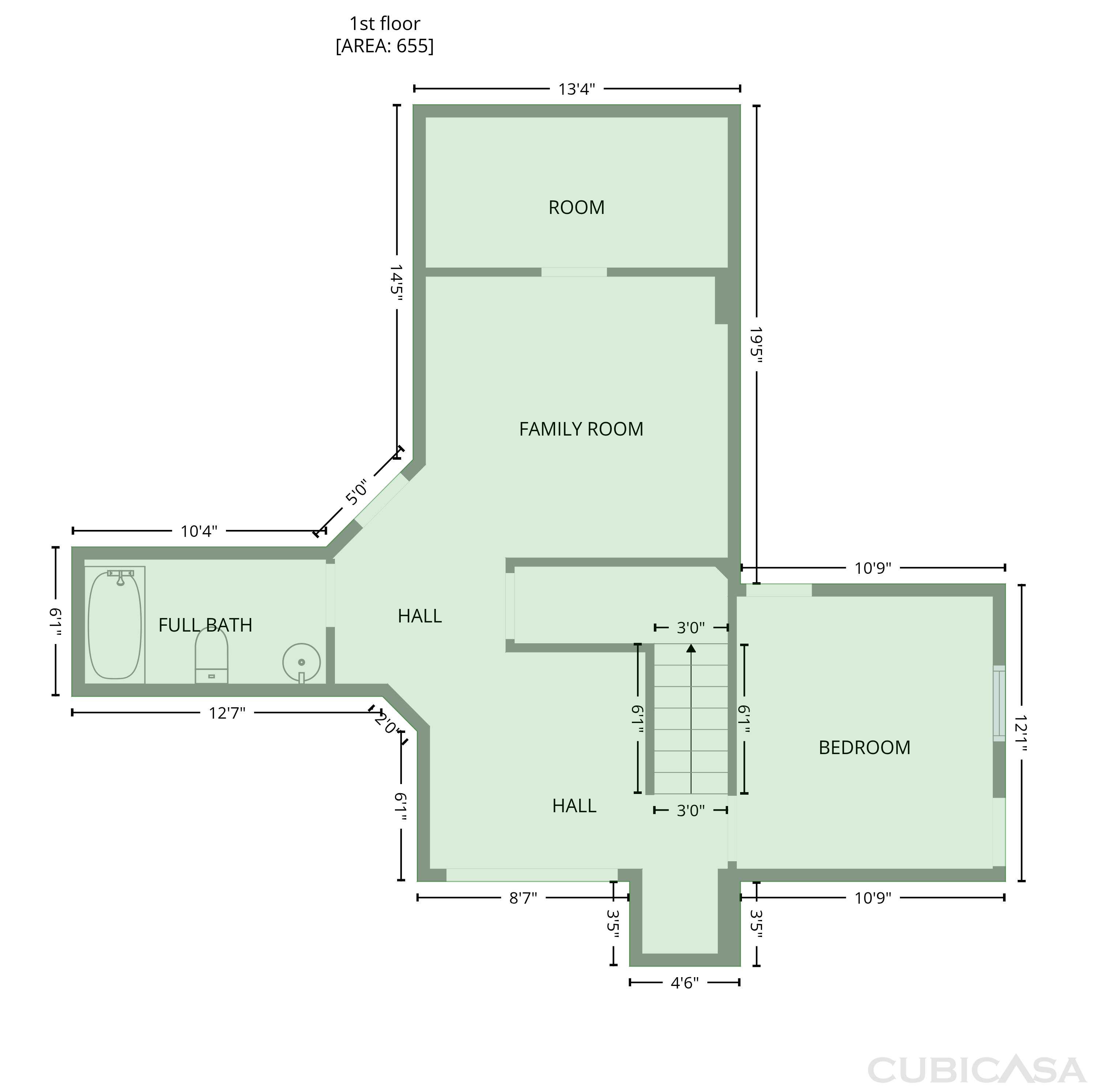 Main Floor of 28 Meadows Ct, Dawsonville, GA