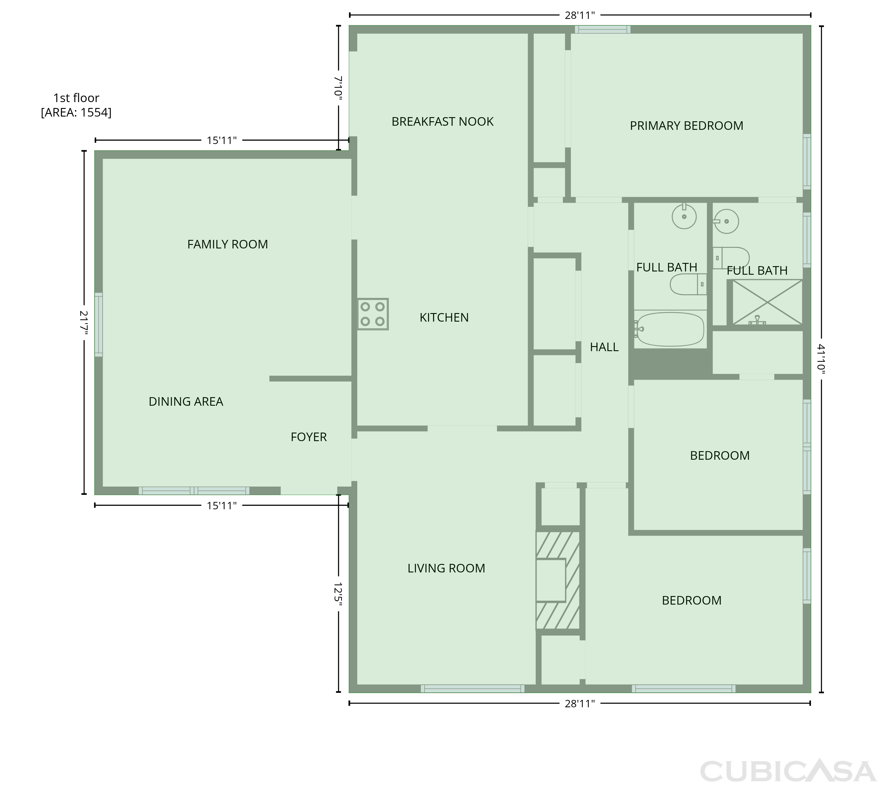 Main Floor of 542 Lee St, Thomson, GA