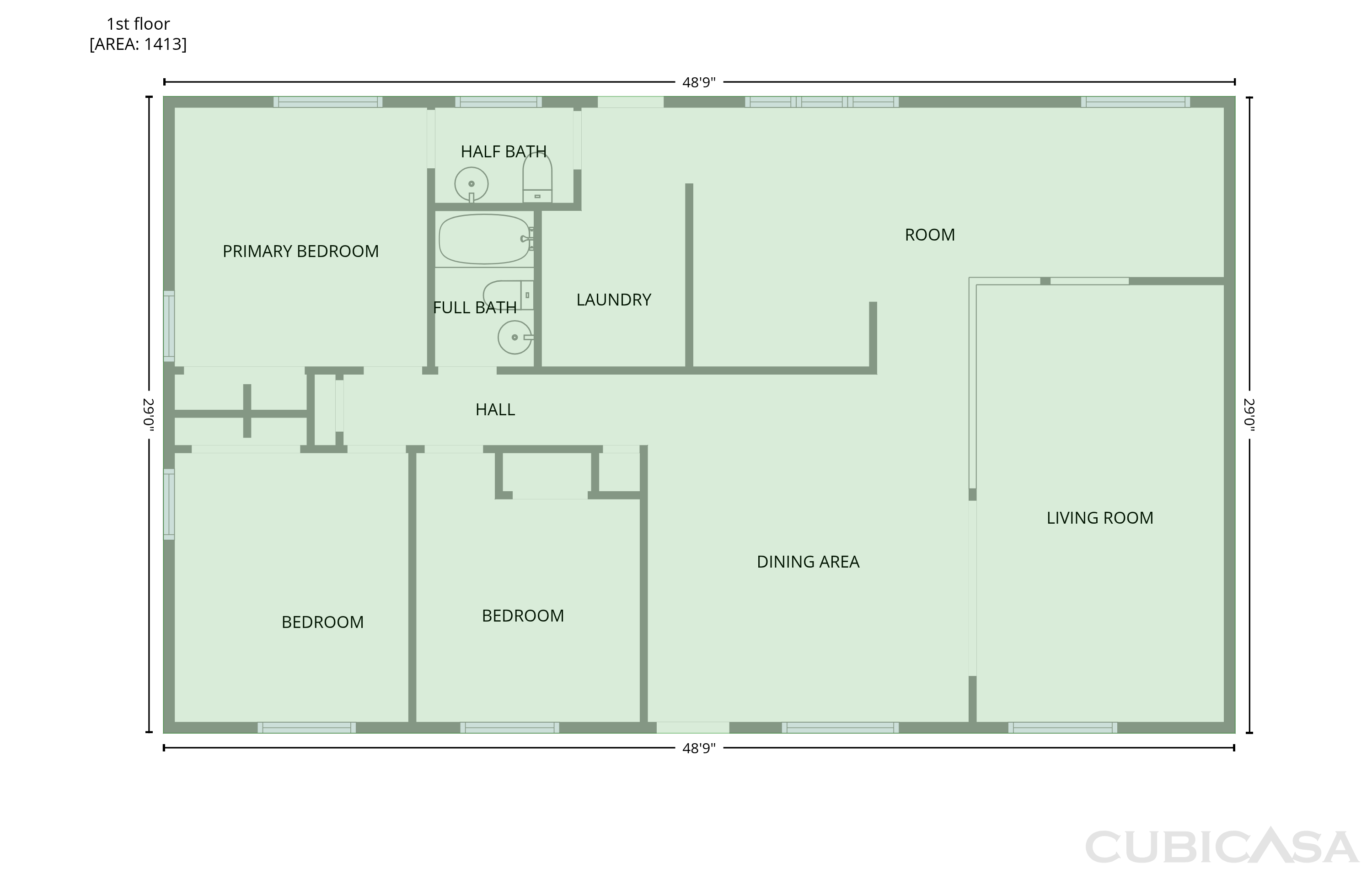 Main Floor of 1006 Longfellow Ln, Plainfield, IN
