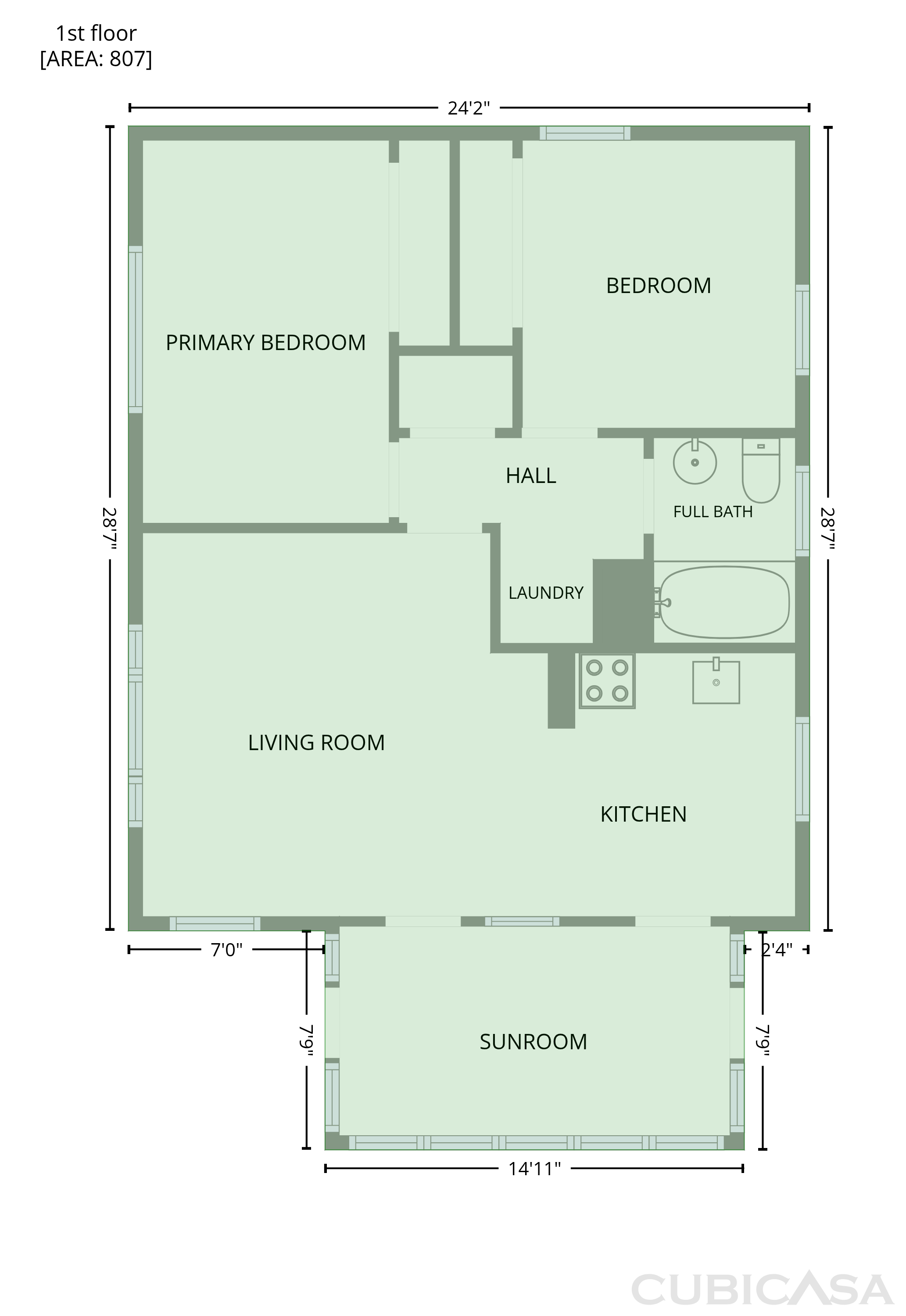 Main Floor of 706 Flanders Ave, Daytona Beach, FL