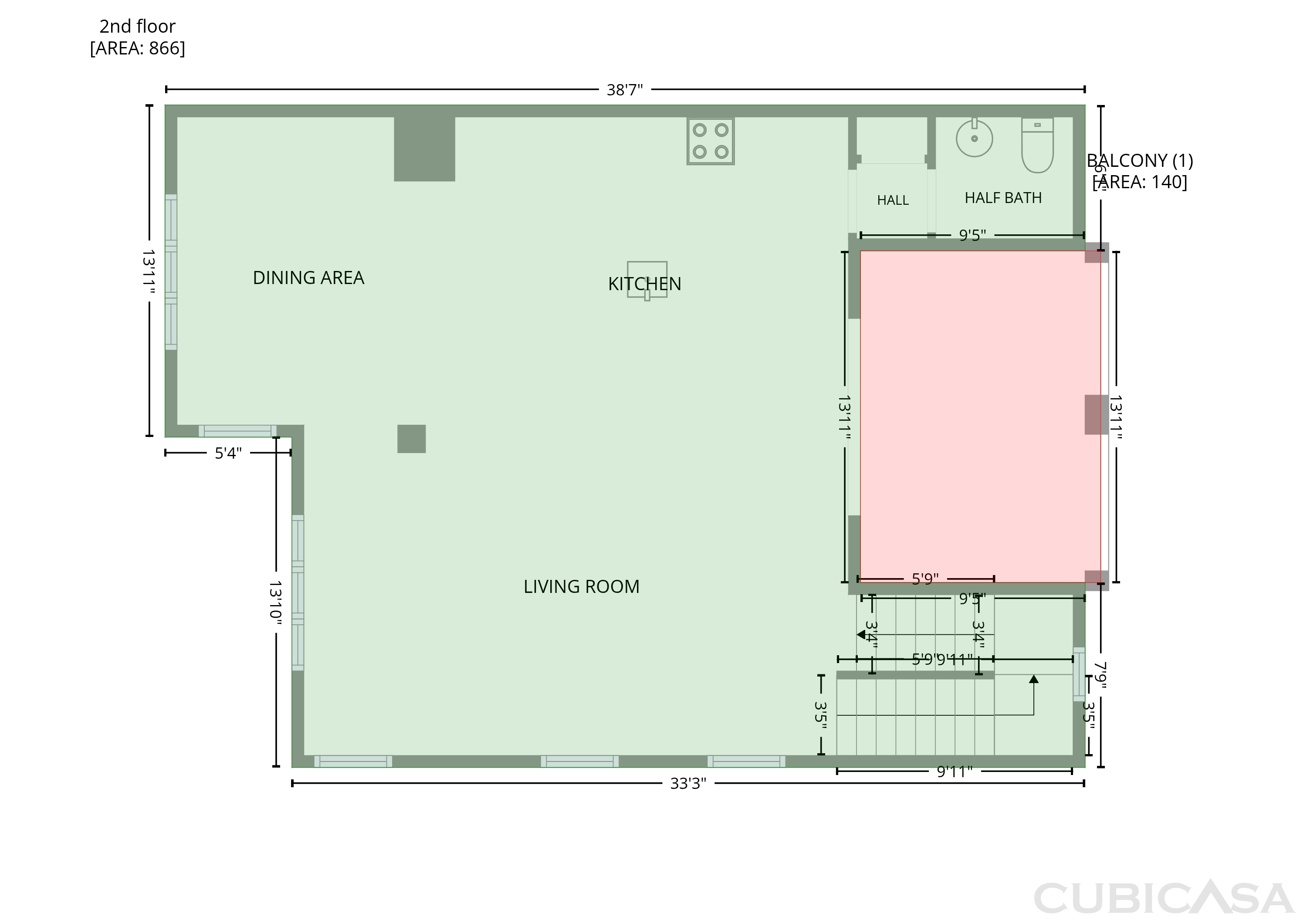 Second Floor of 9034 Rudder Way, Newark, CA