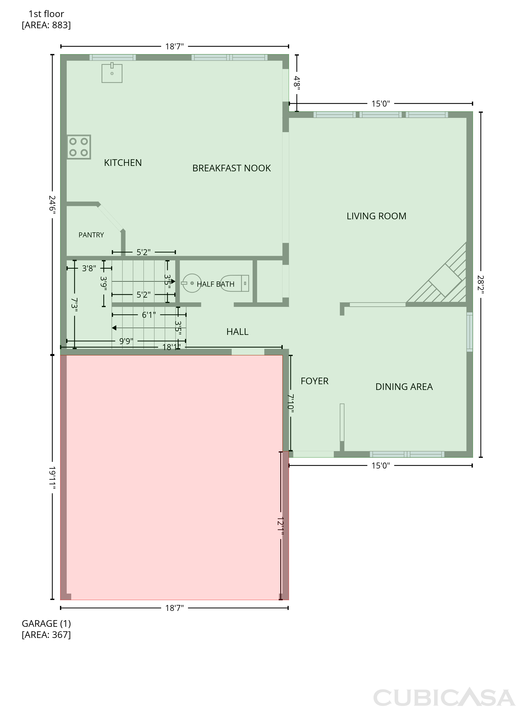 Main Floor of 206 Almquist St, Hutto, TX
