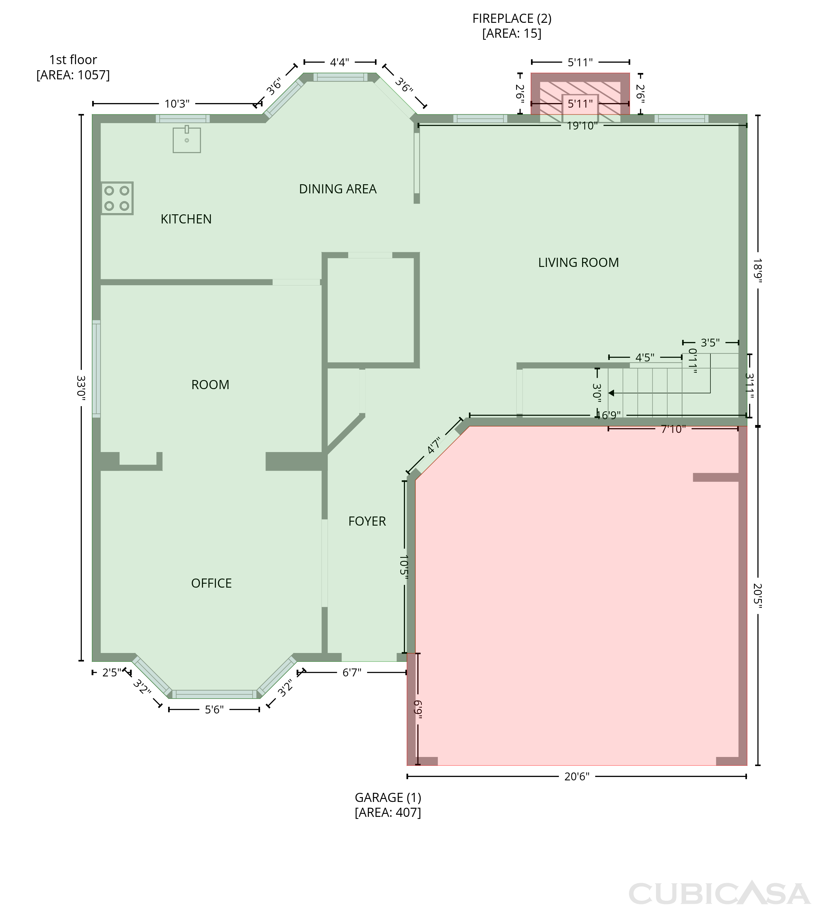 Main Floor of 2213 Pine View Trl, Ellenwood, GA