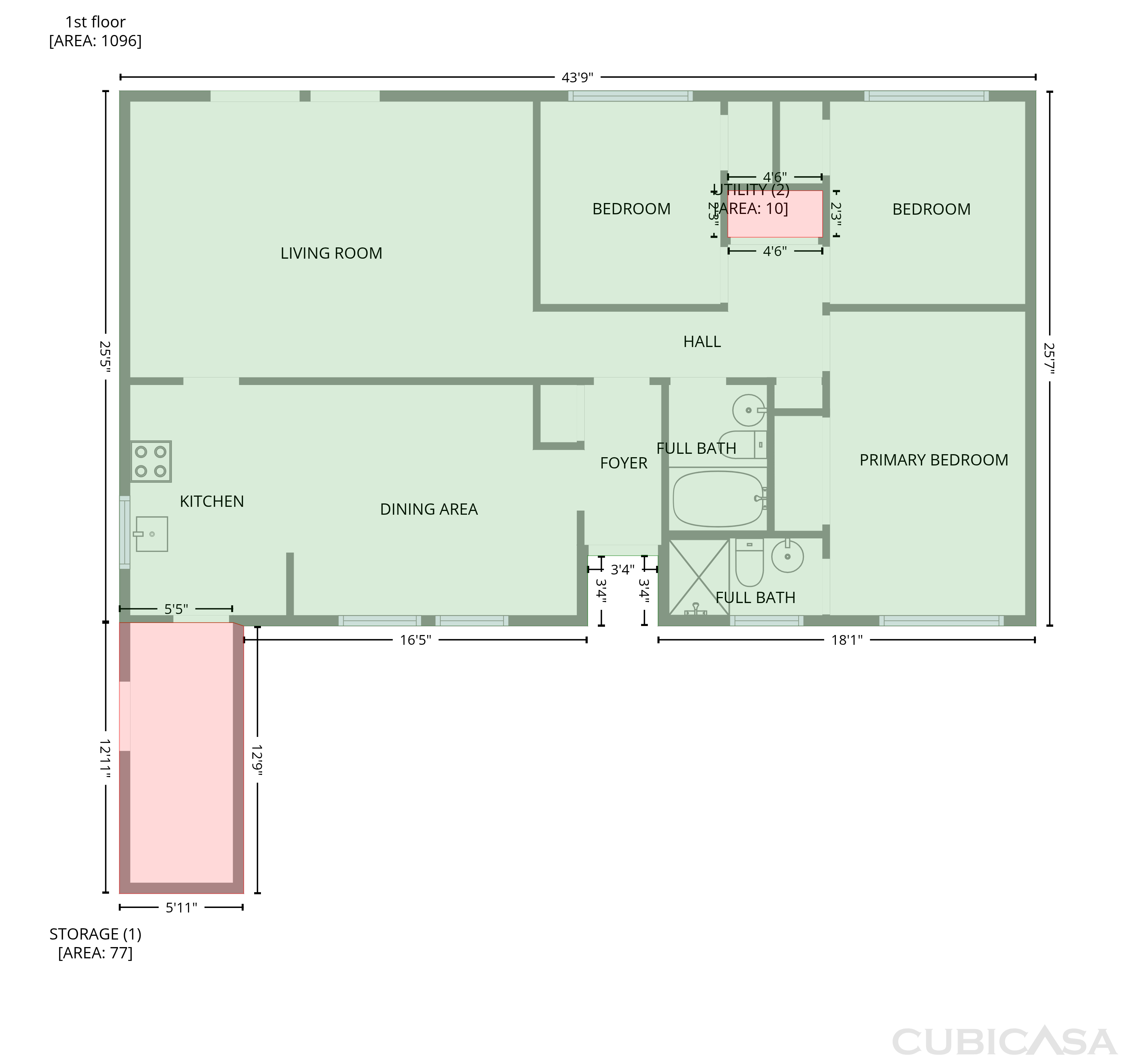 Main Floor of 7266 E 29th St, Tucson, AZ