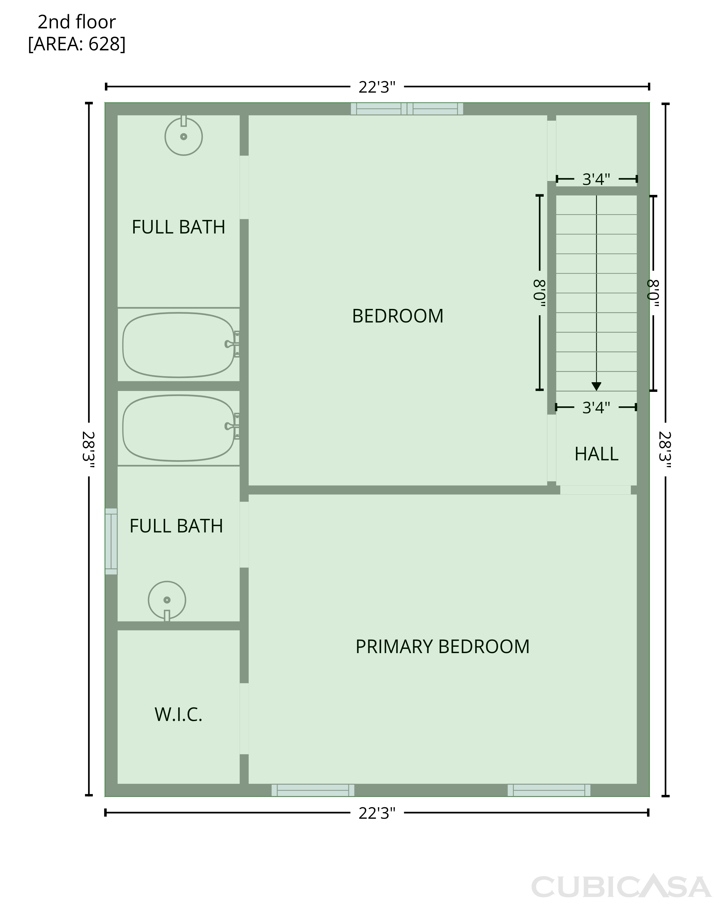 Second Floor of 5073 Farm Valley Dr NE, Woodstock, GA