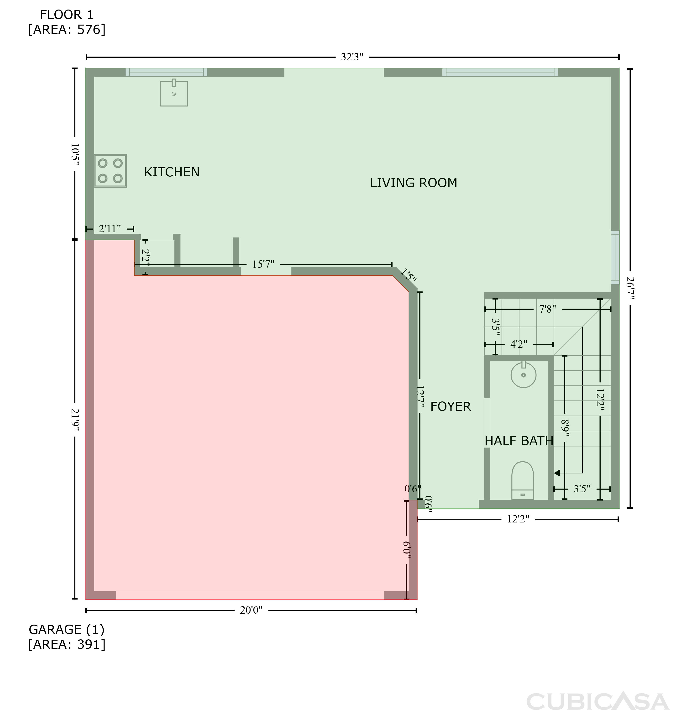 Main Floor of 2514 N Palo Verde Dr, Florence, AZ