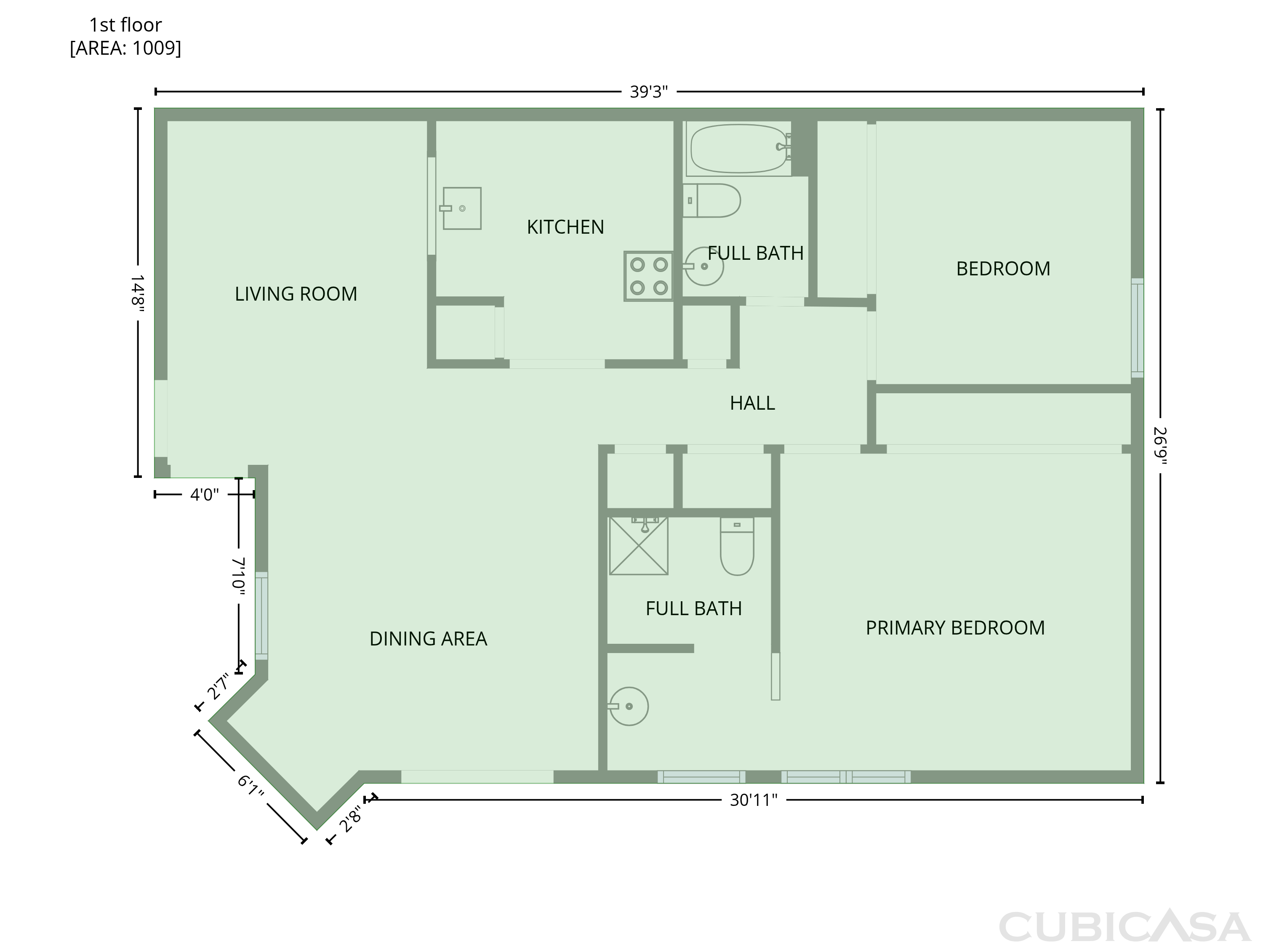 Main Floor of 2000 Plainfield Dr, Orlando, FL