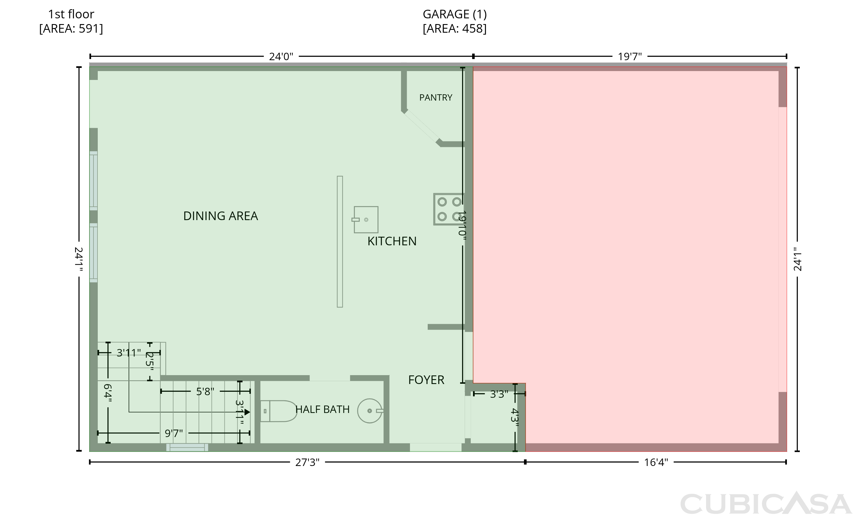 Main Floor of 549 S Fretz Ave, Edmond, OK