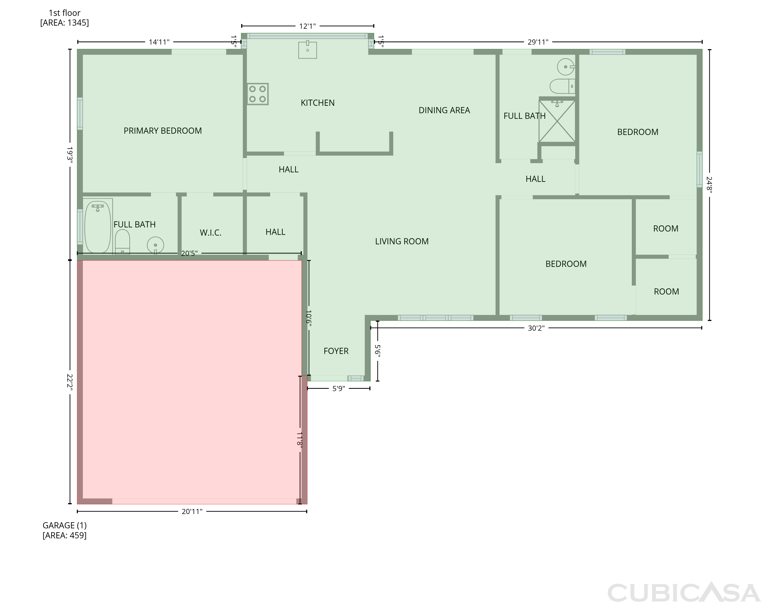 Main Floor of 2305 SW Fern Cir, Port Saint Lucie, FL