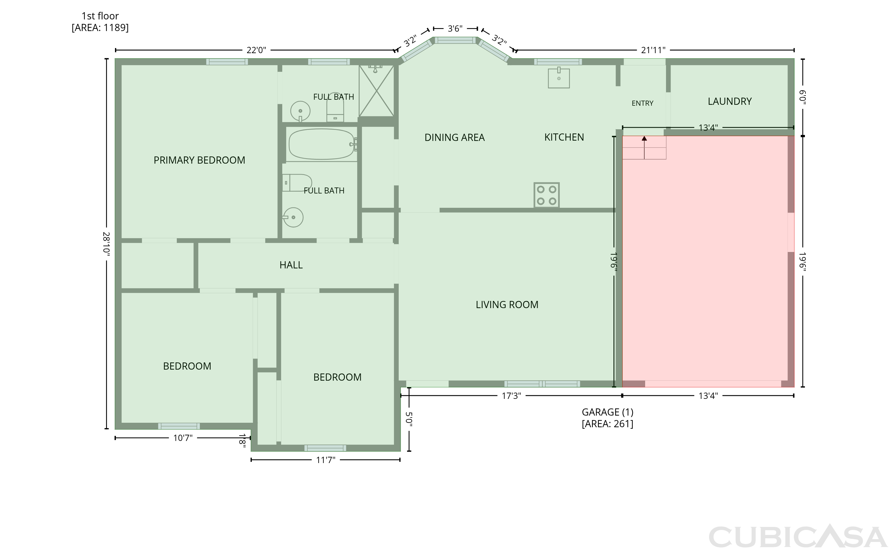 Main Floor of 1227 Crystal Dr, Clarksville, TN
