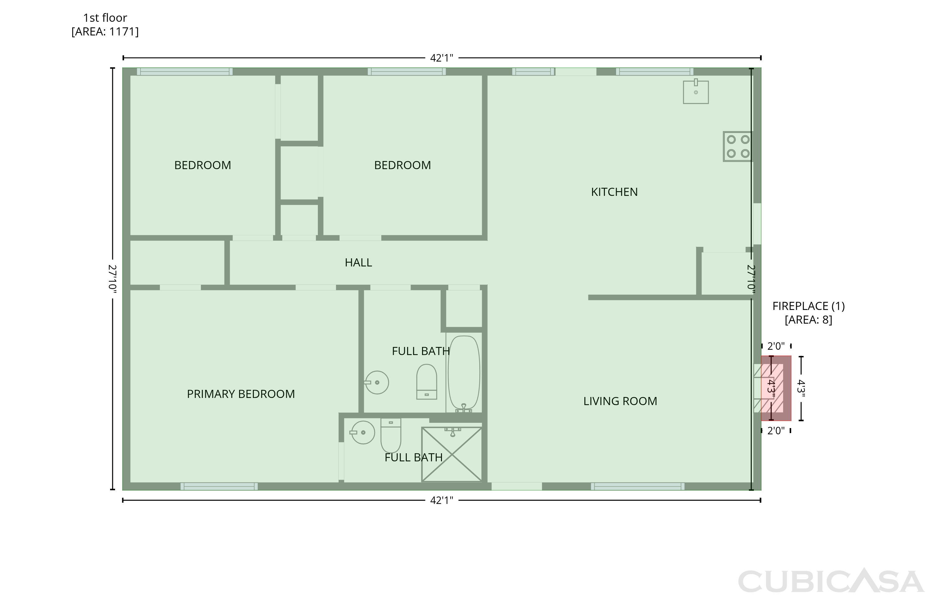 Main Floor of 6036 N 72nd Dr, Glendale, AZ