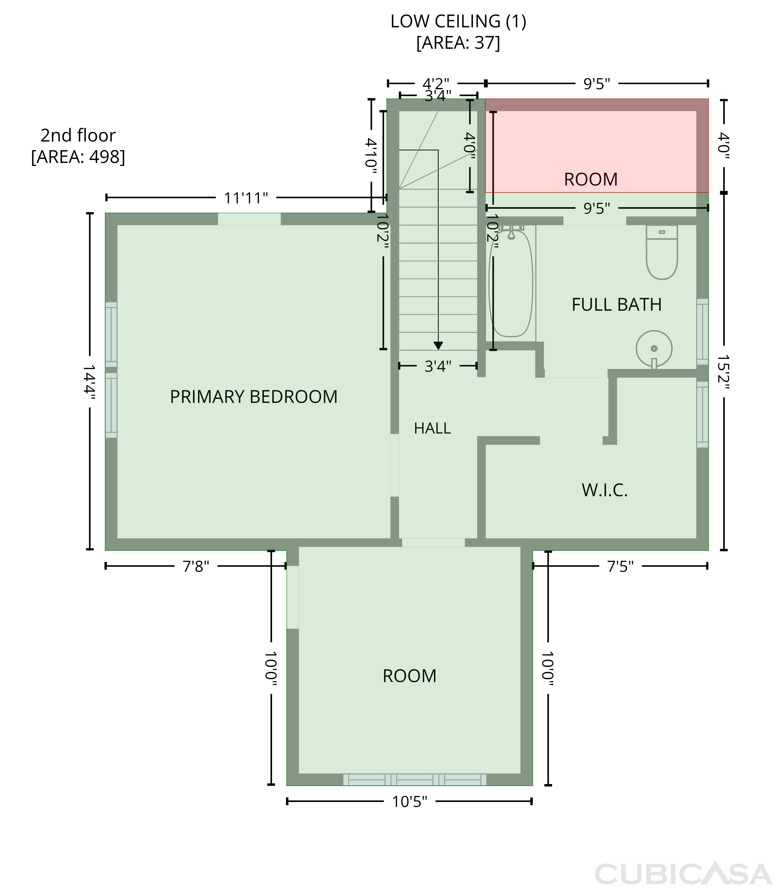 Third Floor of 2838 Myrtle Ave NE, Washington, DC