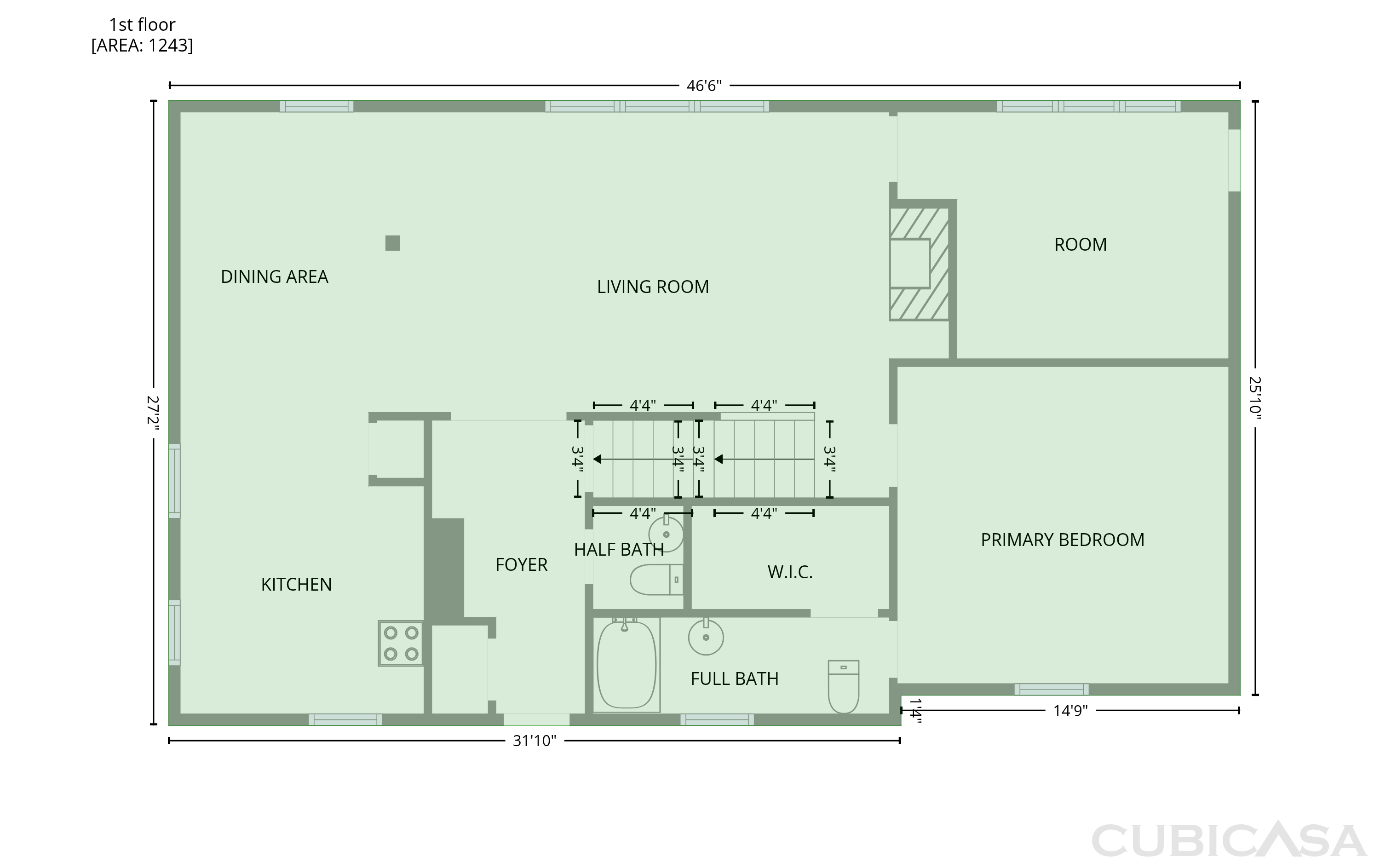 Second Floor of 3181 Cedardale Dr, Douglasville, GA