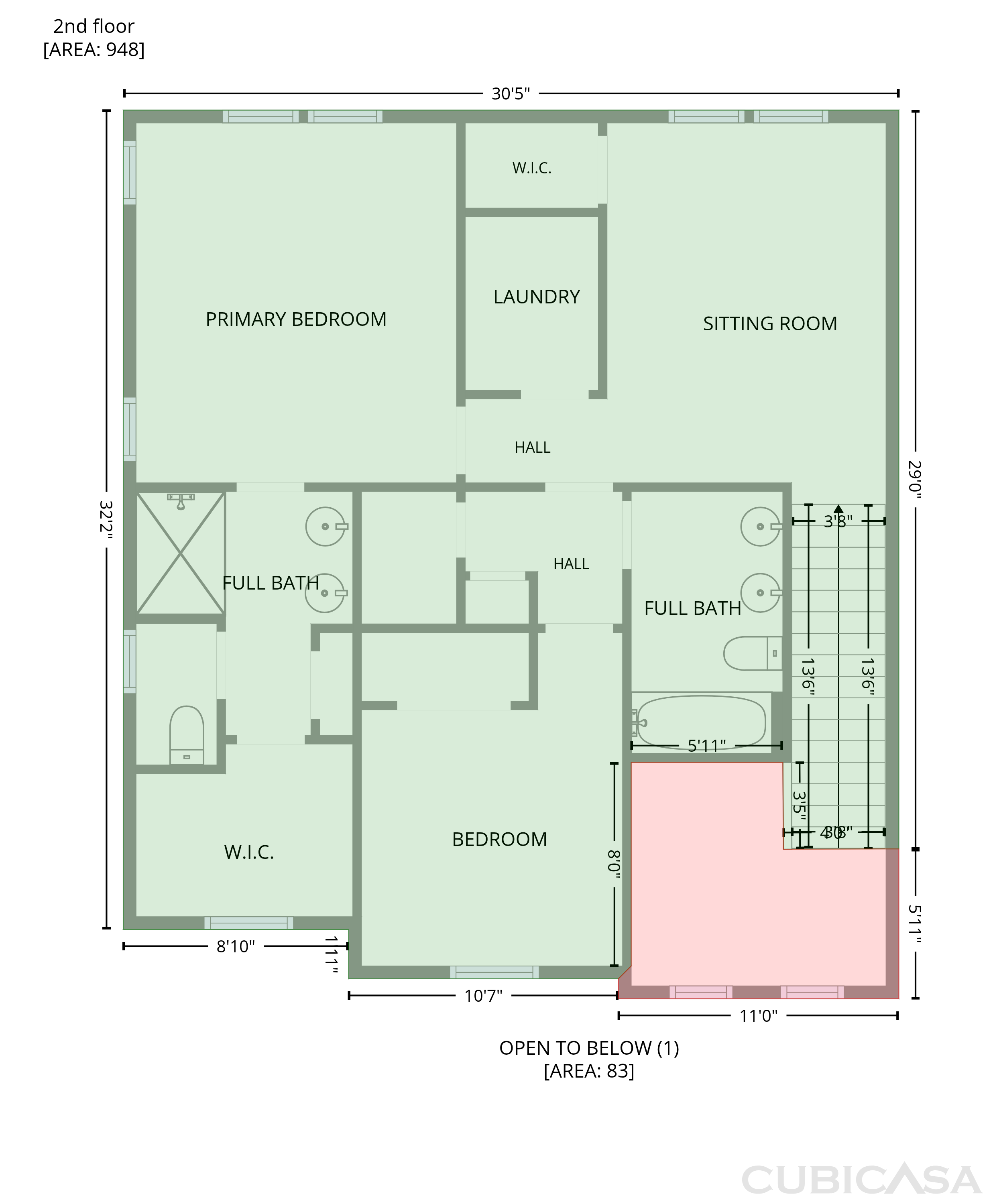 Second Floor of 133 Timber Crest Trl, White Bluff, TN