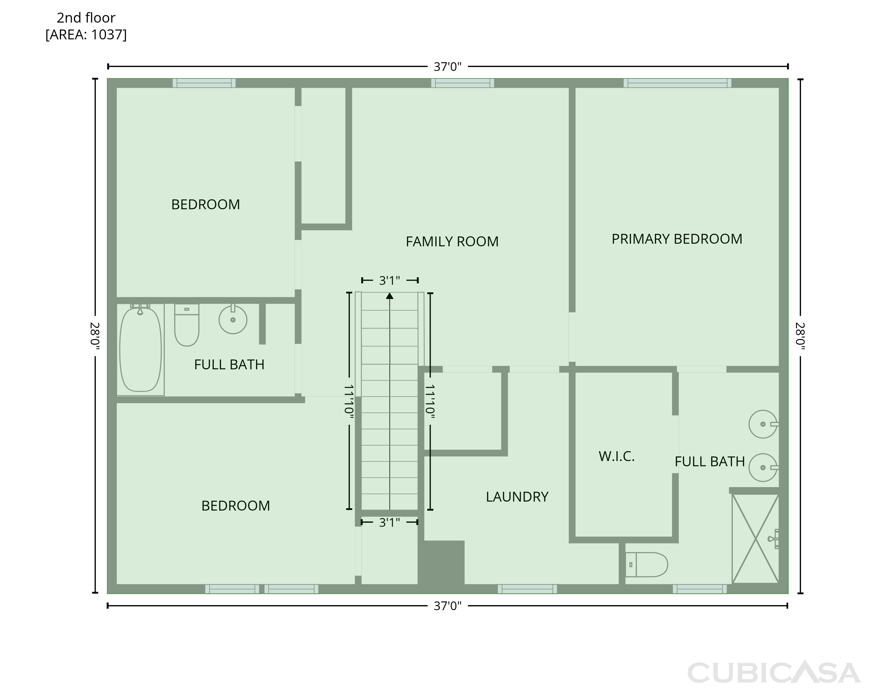 Second Floor of 3411 Woodwind Ct, Kinston, NC