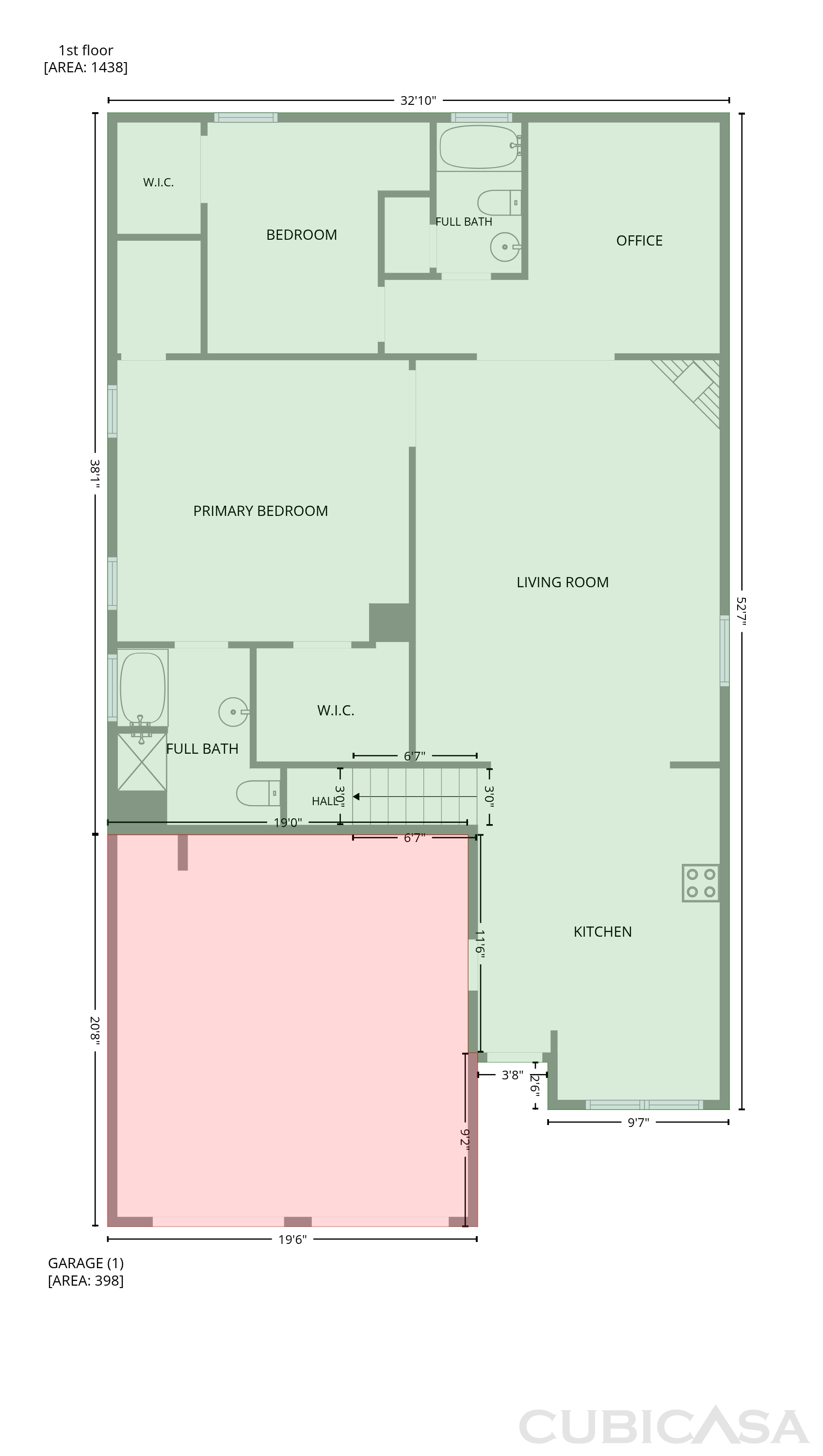 Main Floor of 302 Bonnes Dr, Austell, GA