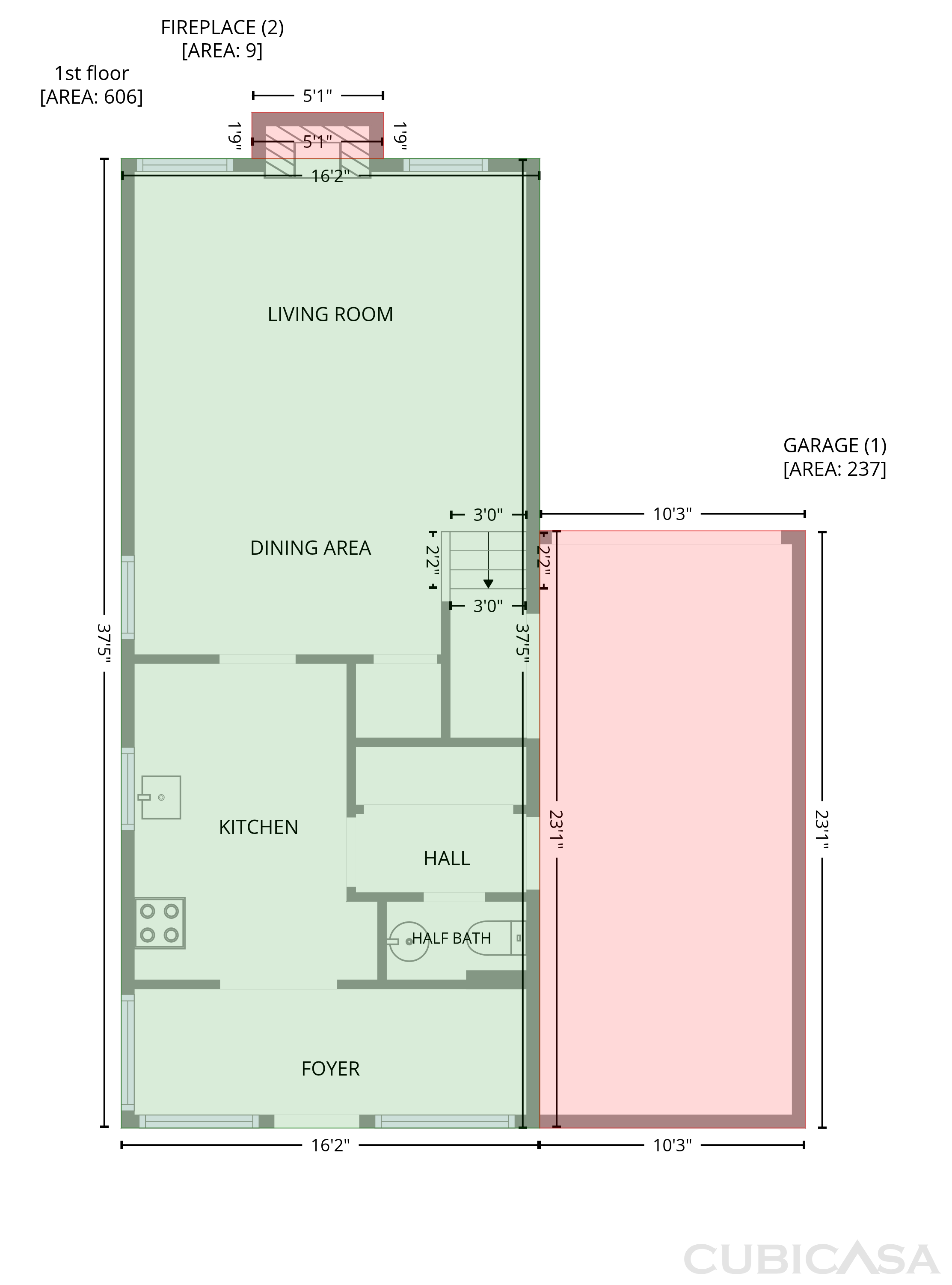 Main Floor of 3326 Briaroaks Dr, Garland, TX