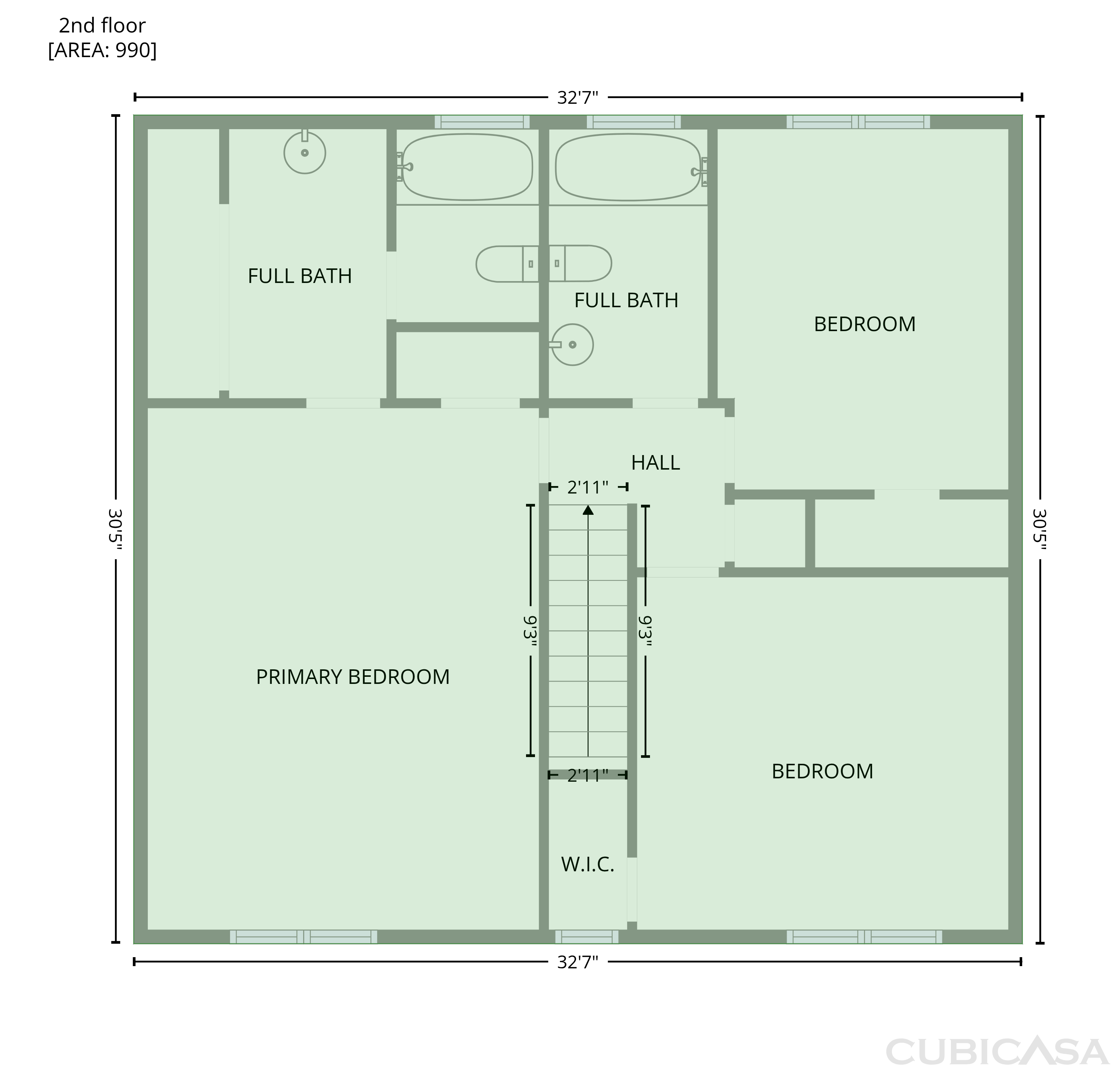 Second Floor of 1172 Dogwood Forest Dr NE, Marietta, GA