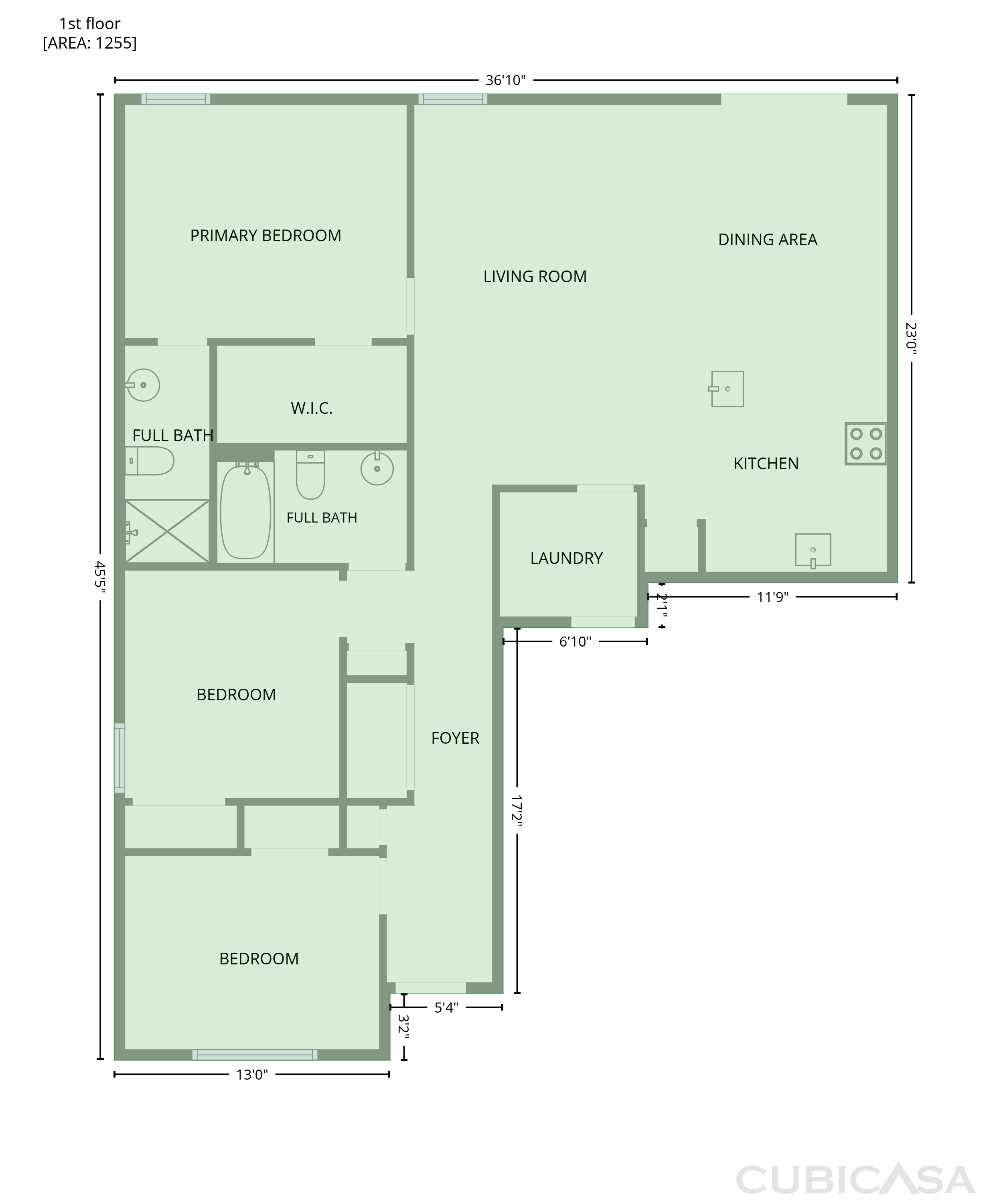 Main Floor of 7428 Sweet Rose Ln, Jacksonville, FL