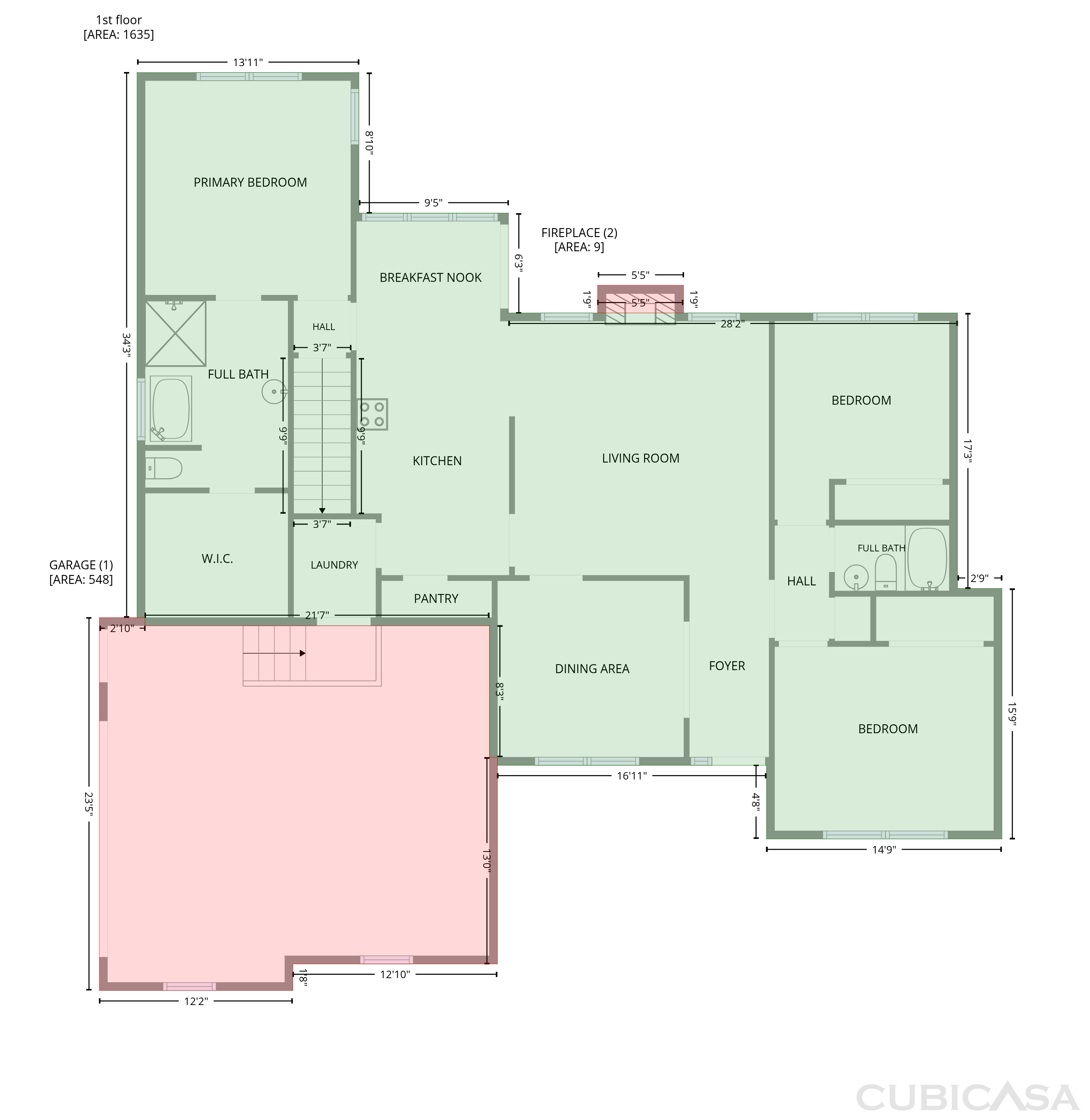 Main Floor of 211 Prior Ln, Pikeville, NC
