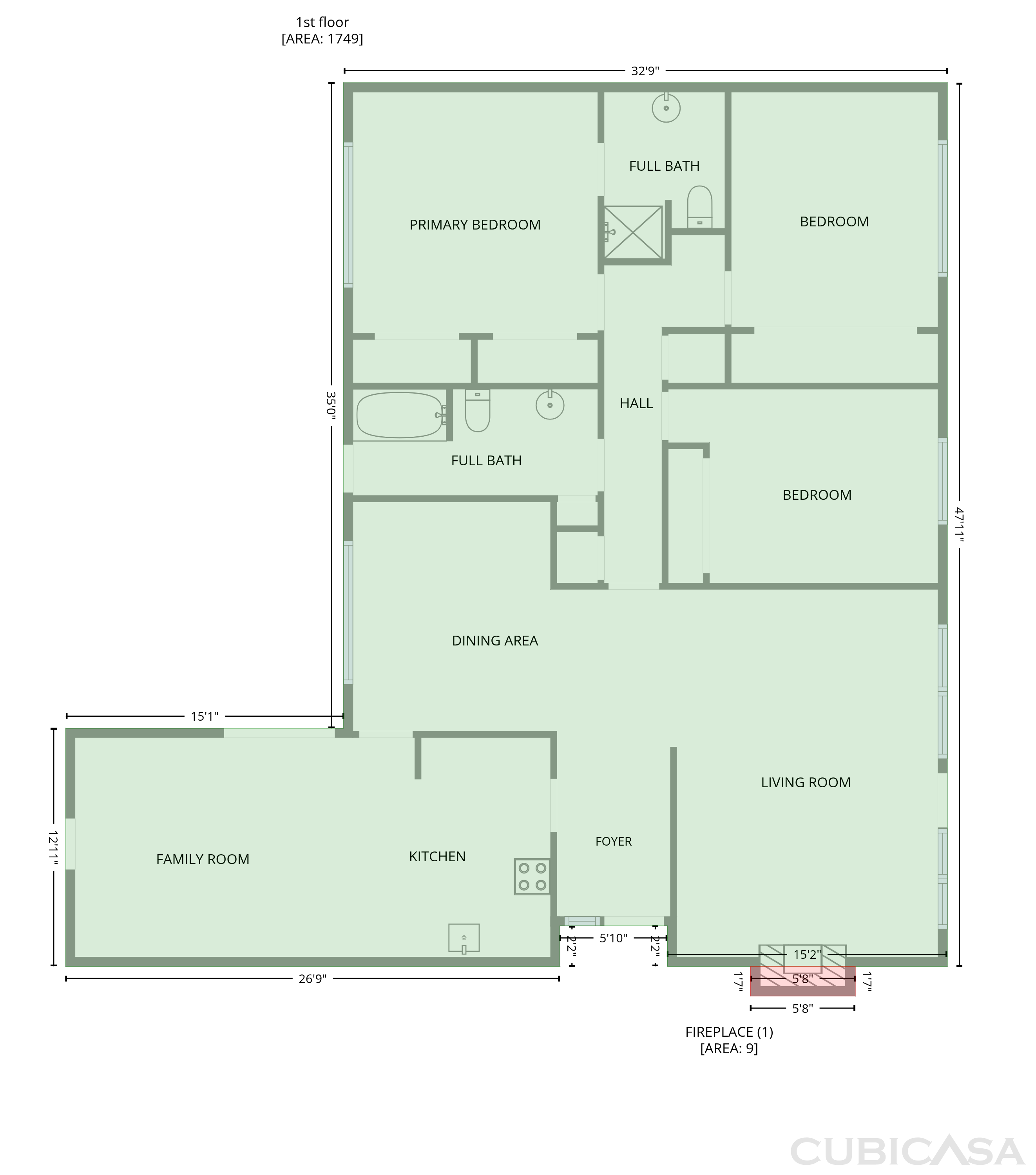 Main Floor of 41219 Tava Ln, Hemet, CA