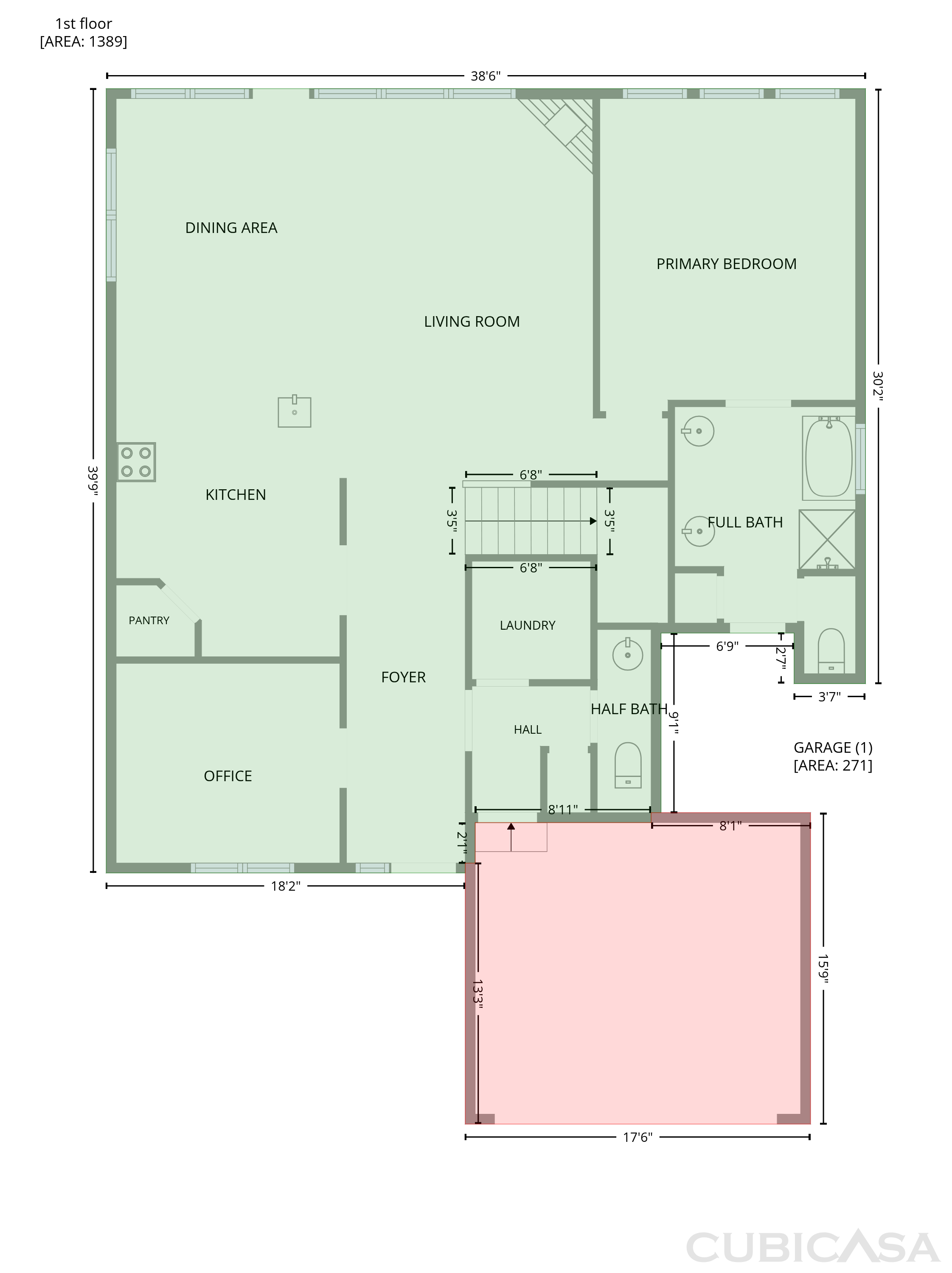 Main Floor of 1421 Prairie Lake Ct, Carrollton, TX