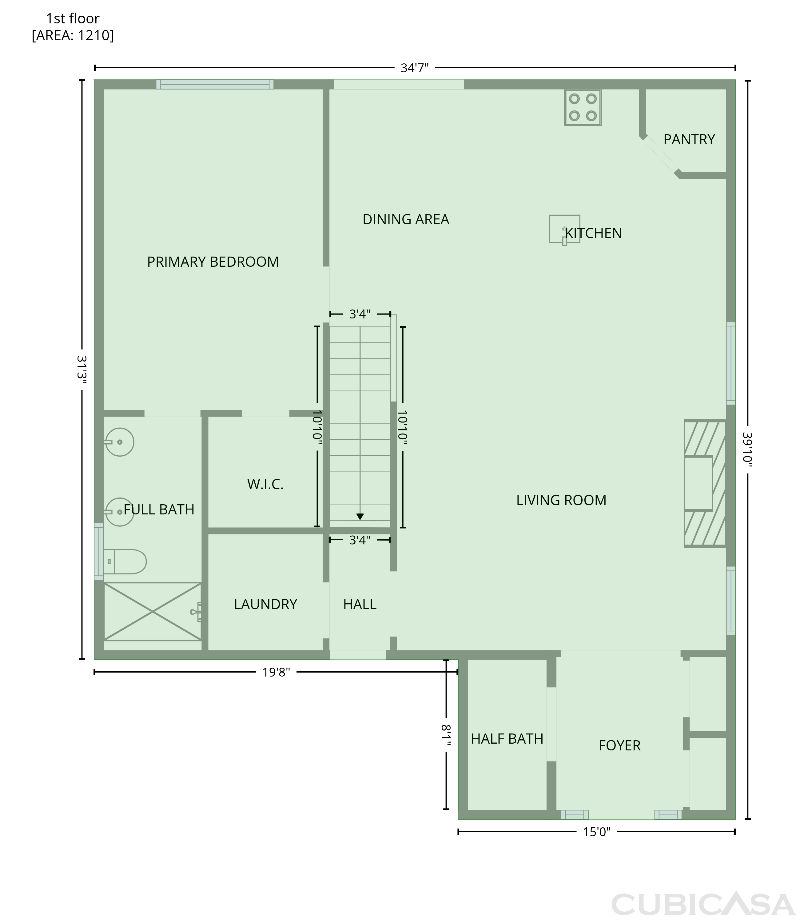 Main Floor of 934 Witherbee Way, Little River, SC